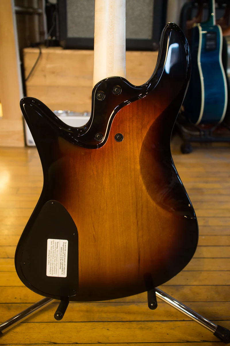 Fodera Emperor-J Classic Vintage Sunburst, Custom 70's Spacing with Alder and Rosewood - Image 7