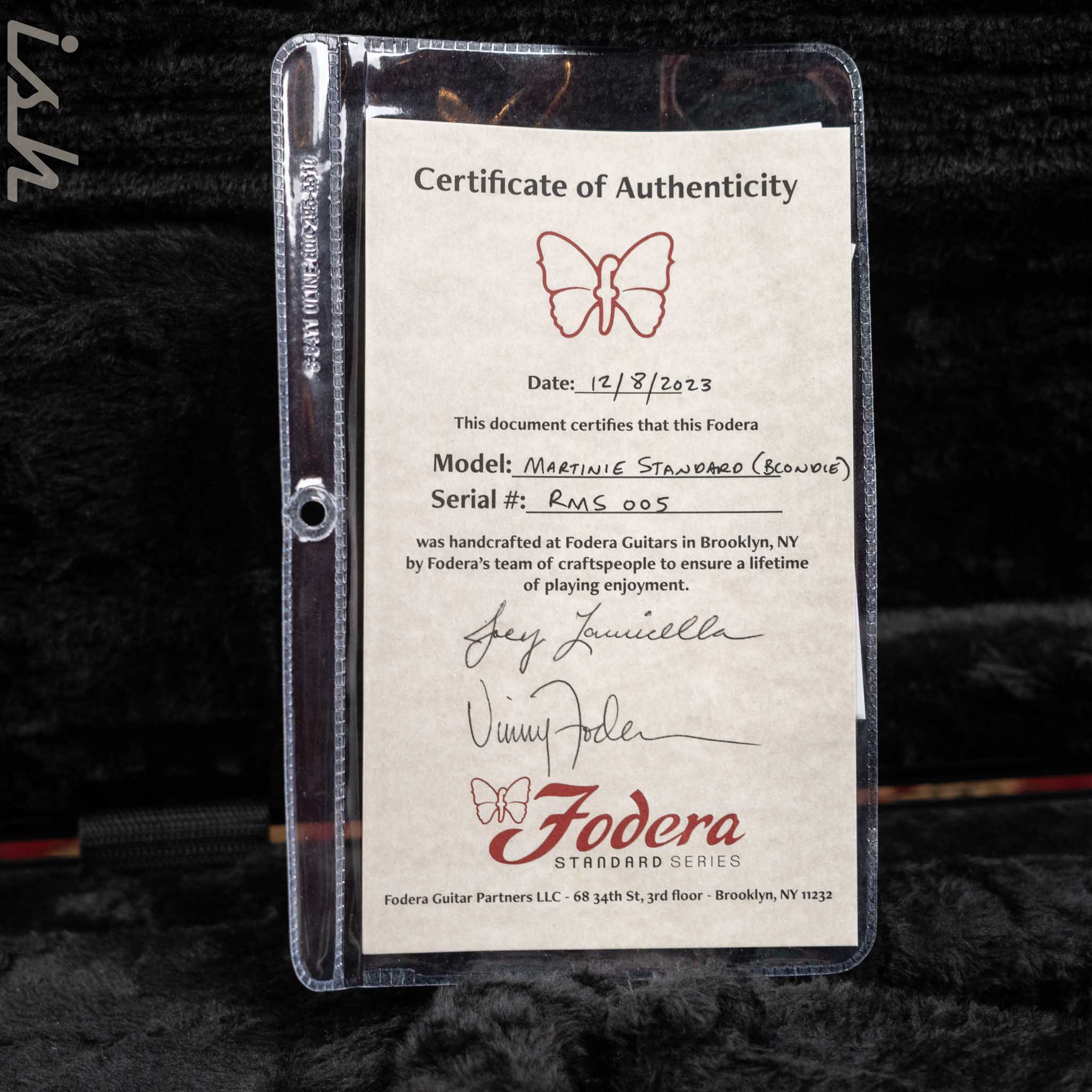 Fodera Martinie "Blondie" Standard 5-String Bass - Image 13