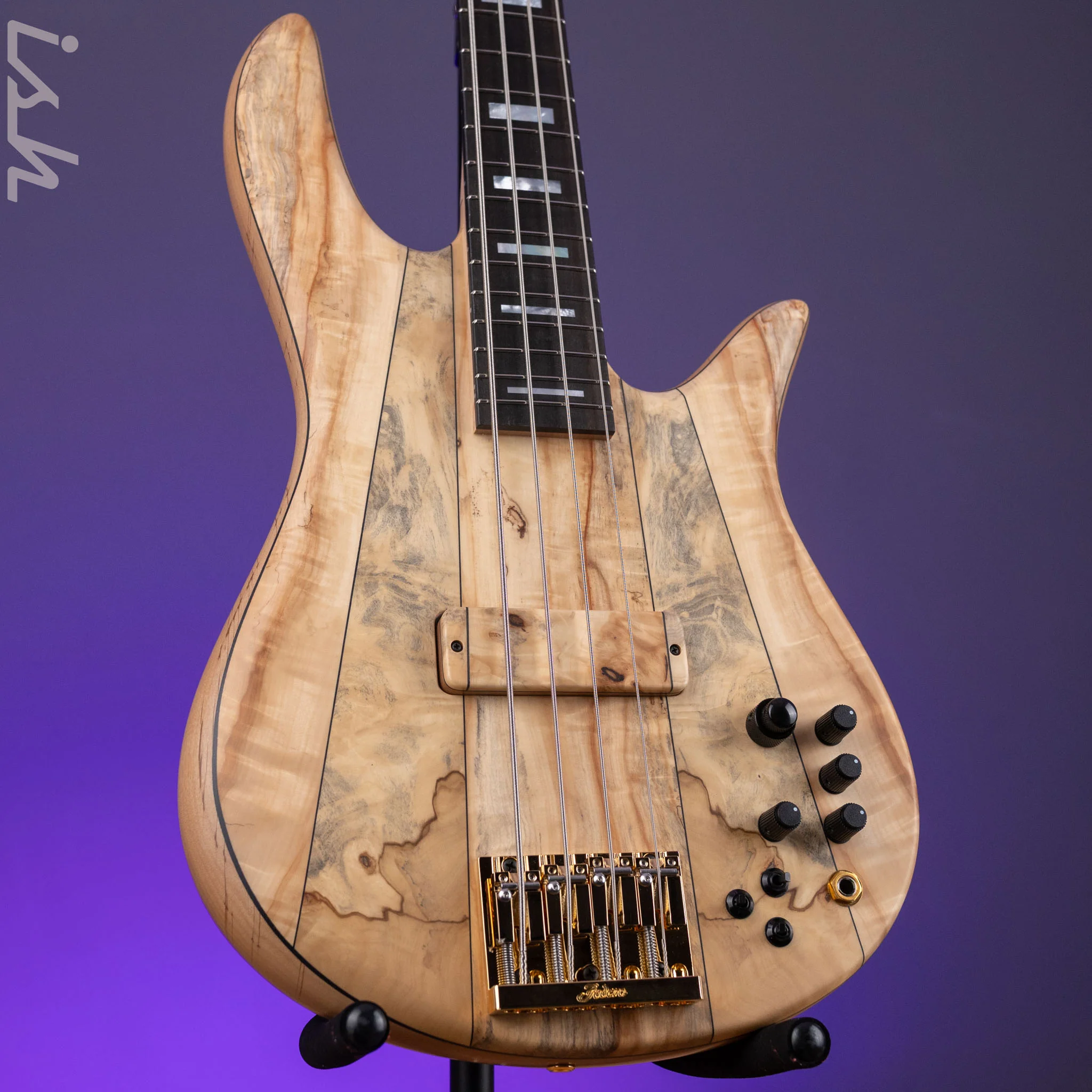 Fodera Monarch Deluxe 4 String Bass-Solid Body