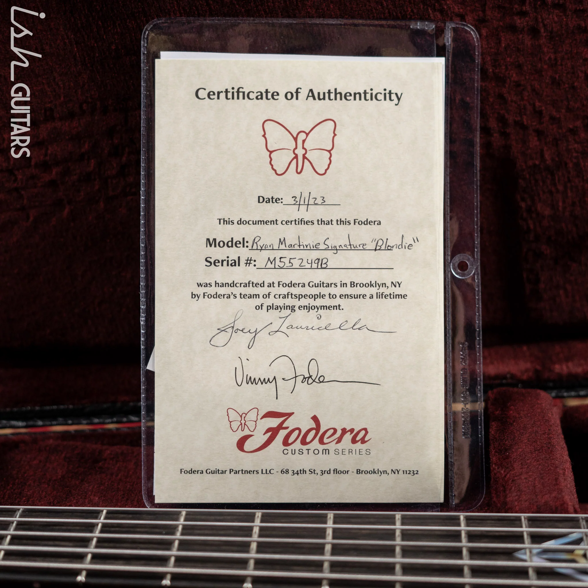 Fodera Ryan Martinie Signature 5-String Bass "Blondie" - Image 13
