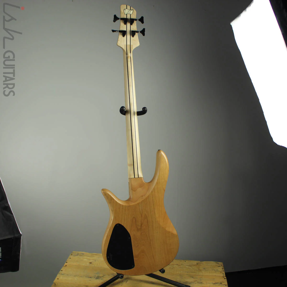 Fodera Yin Yang Deluxe Monarch NAMM 2019 Bass Masur Birch Zebrawood Top - Image 9