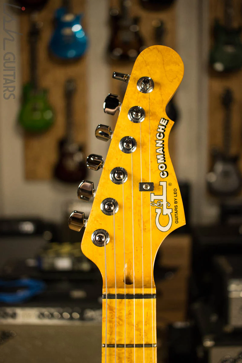 G&L Comanche Honeyburst Electric Guitar Birdseye Neck DEAD MINT! - Image 5