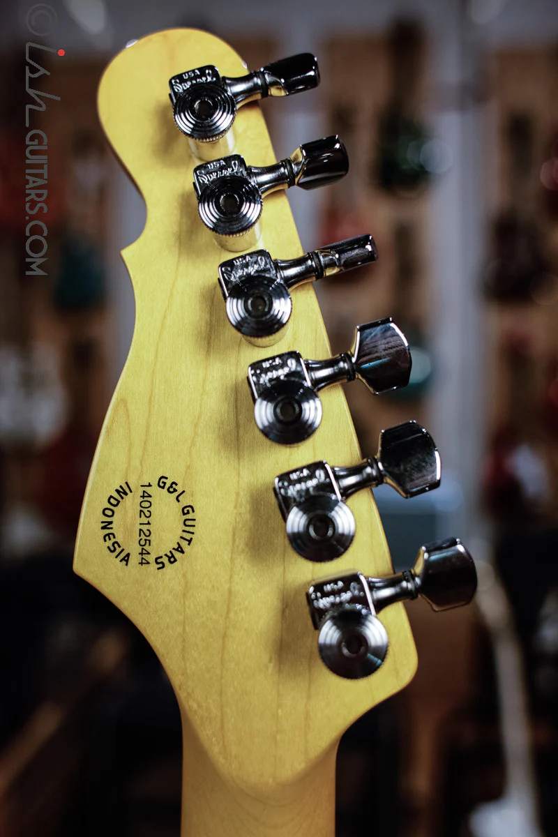 G&L Legacy Tribute Blue Upgraded Pickups and Tuners and Case! - Image 5