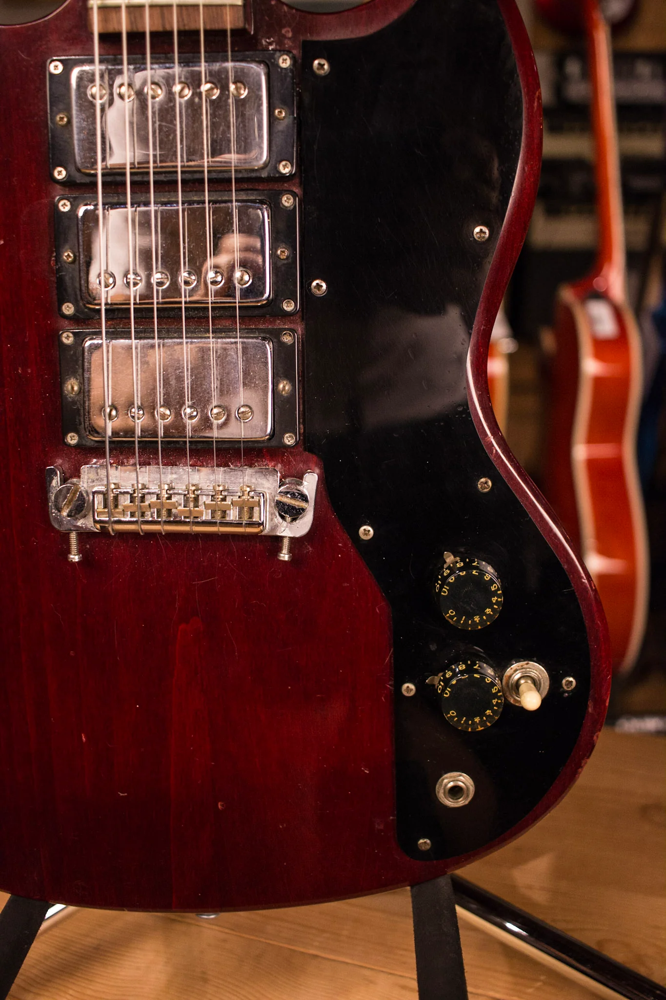 1970 Gibson SG I Modified like Custom 3 Humbucker - Image 4