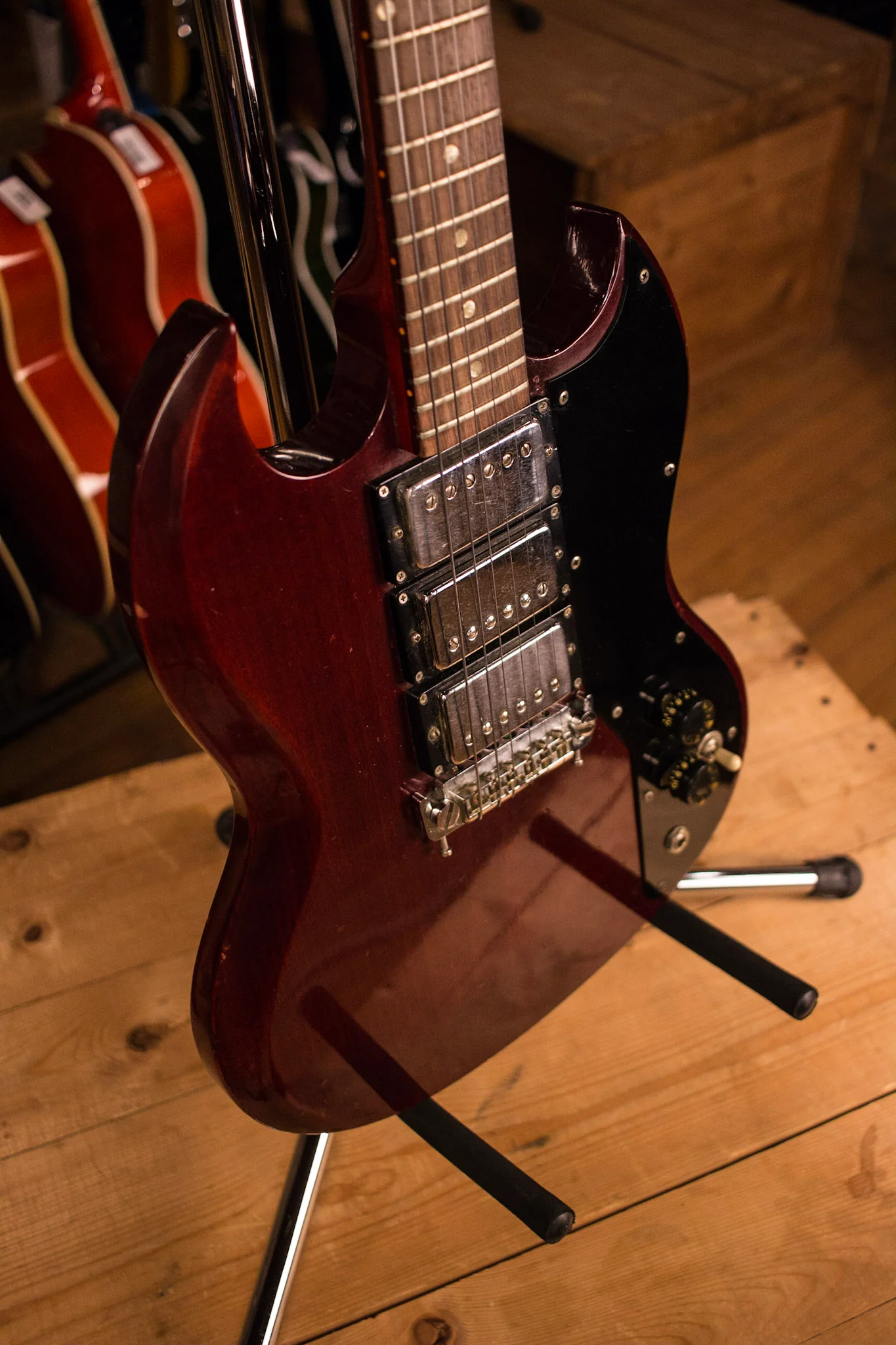 1970 Gibson SG I Modified like Custom 3 Humbucker - Image 6