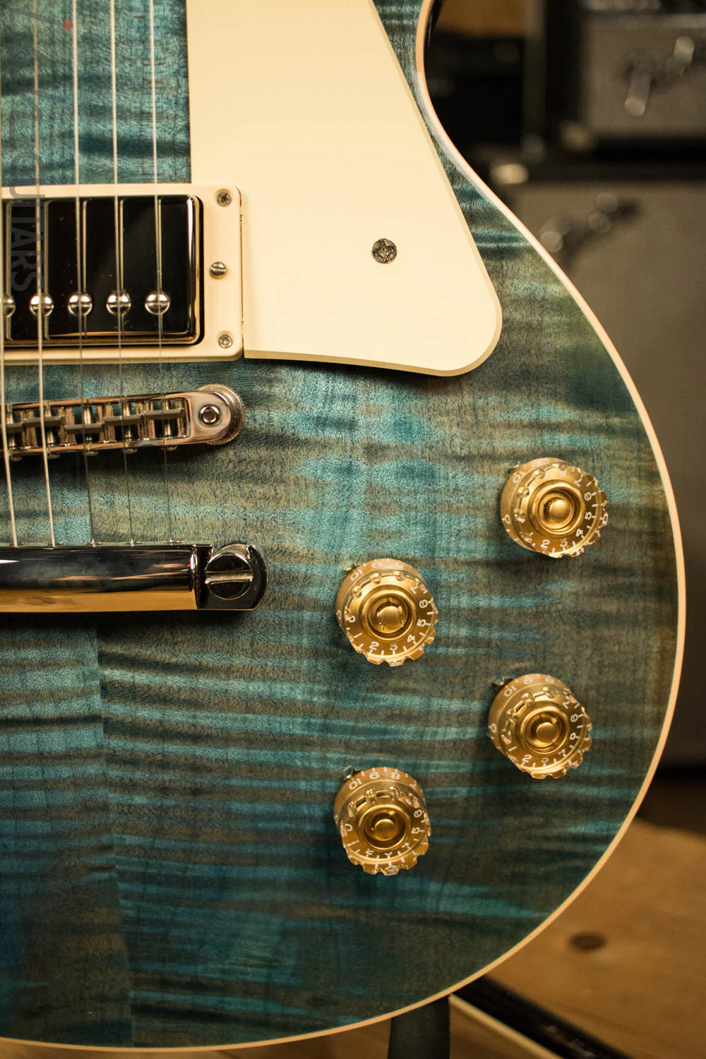 Gibson Traditional Les Paul 100 2015 Ocean Blue - Image 4