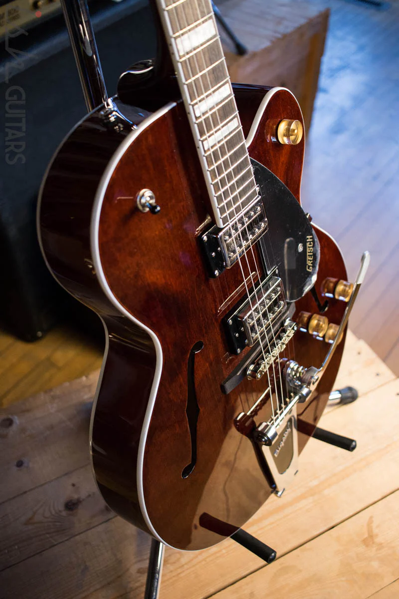 Gretsch G2420T Streamliner Single Cutaway Hollow Body Walnut Stain - Image 6
