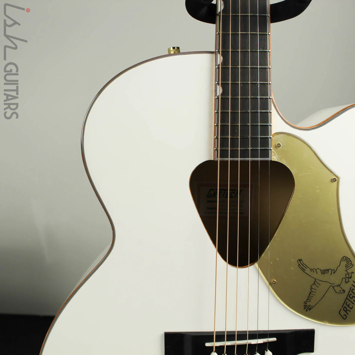 Gretsch G5022CWFE Rancher Falcon Jumbo Electric Acoustic White - Image 4