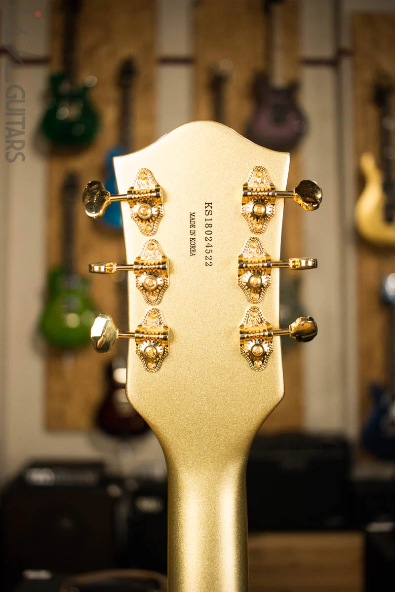 Gretsch G5420TG Electromatic 135th Anniversary LTD - Two Tone Dark Cherry Metallic on Casino Gold - Image 9