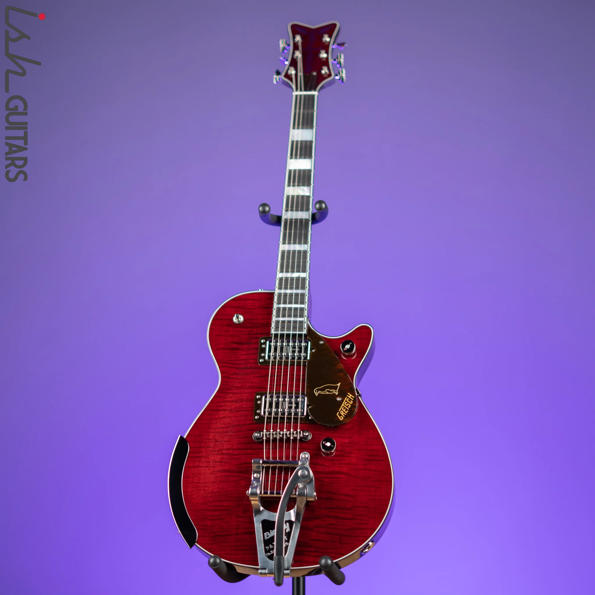 Gretsch G6134TFM Nigel Hendroff Signature Penguin Dark Cherry Demo - Image 2
