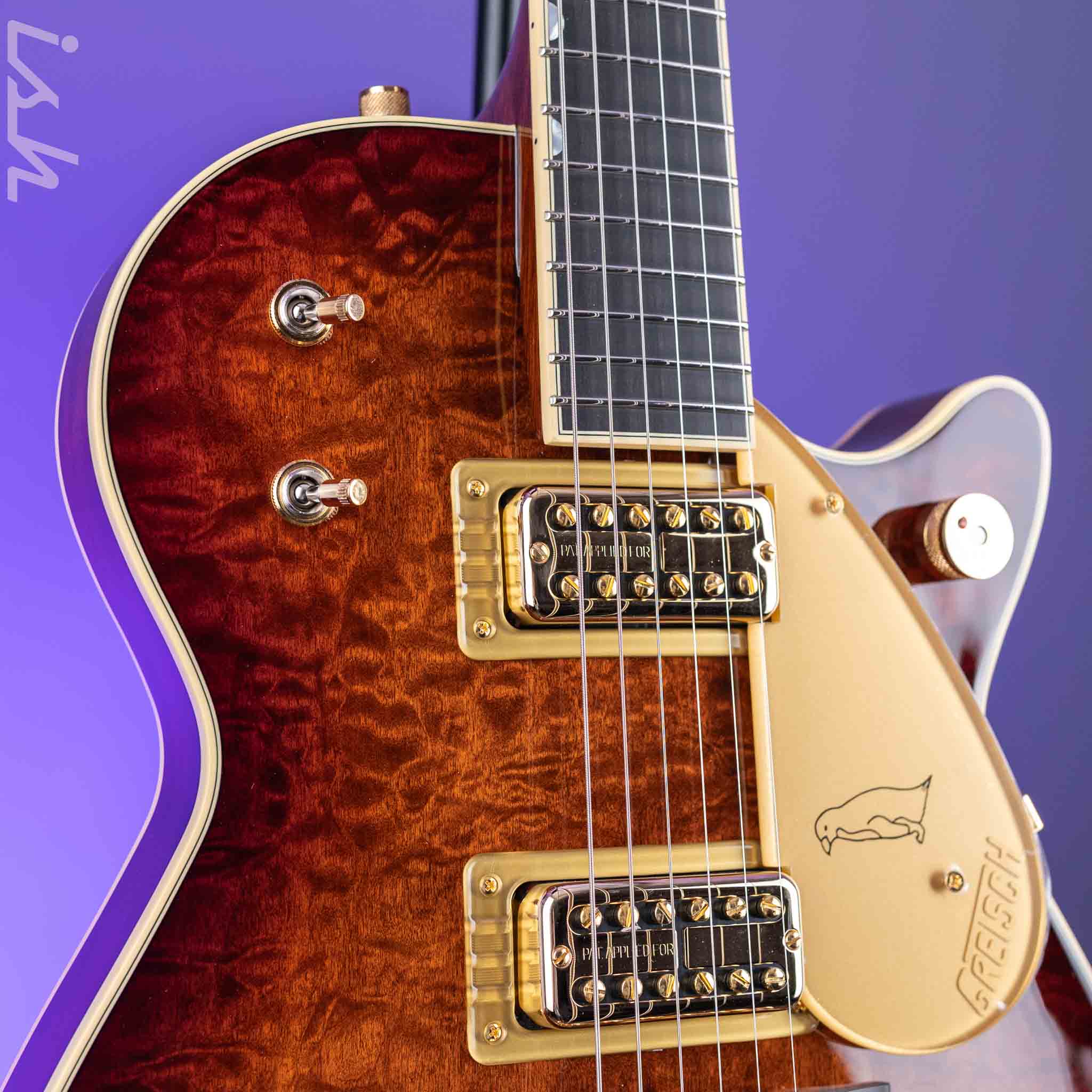 Gretsch G6134TGQM-59 Limited Edition Penguin Forge Glow Demo - Image 3