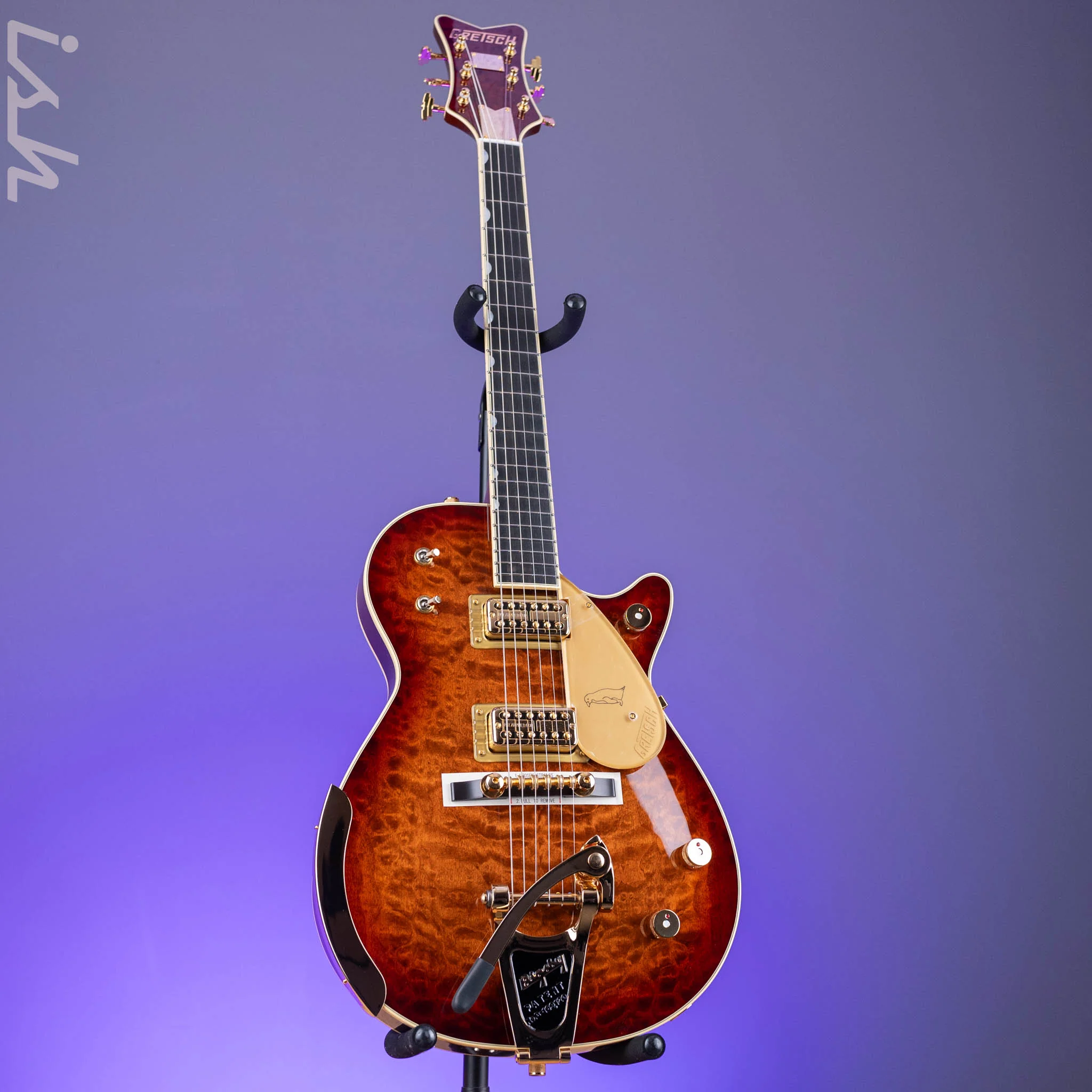 Gretsch G6134TGQM-59 Limited Edition Penguin Forge Glow Demo - Image 2