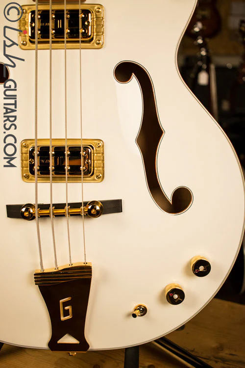 Gretsch G6136LSB White Falcon Bass Store Demo - Image 4