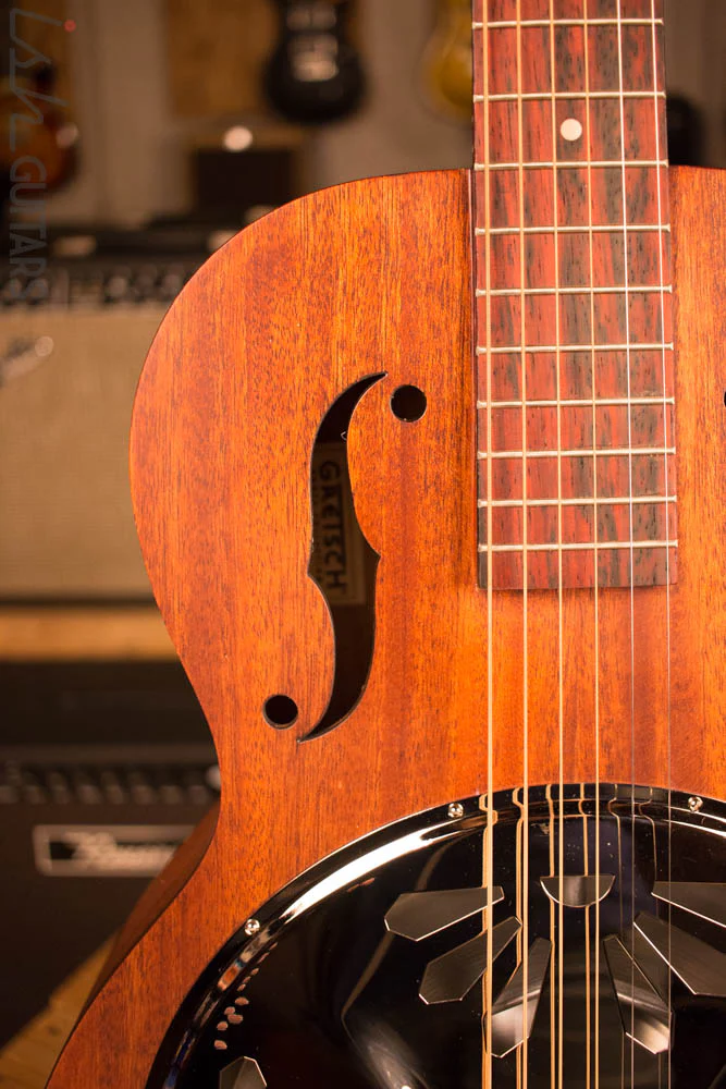 Gretsch G9200 Boxcar Resonator Natural Top - Image 3