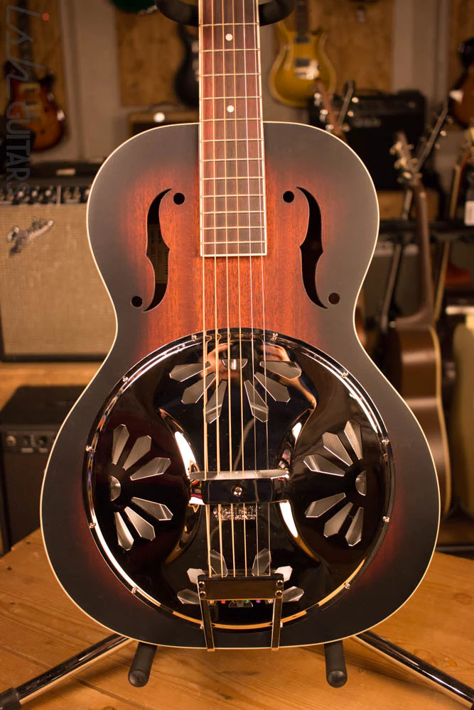 Gretsch G9220 Bobtail Resonator Guitar Mahogany Body Rosewood Fingerboard