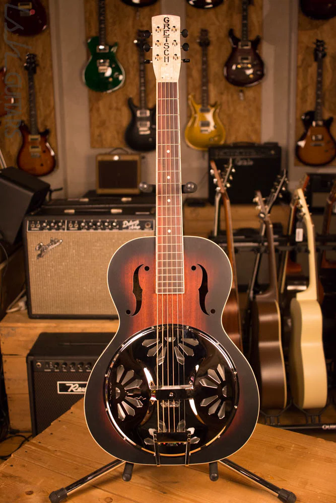 Gretsch G9220 Bobtail Resonator Guitar Mahogany Body Rosewood Fingerboard - Image 2