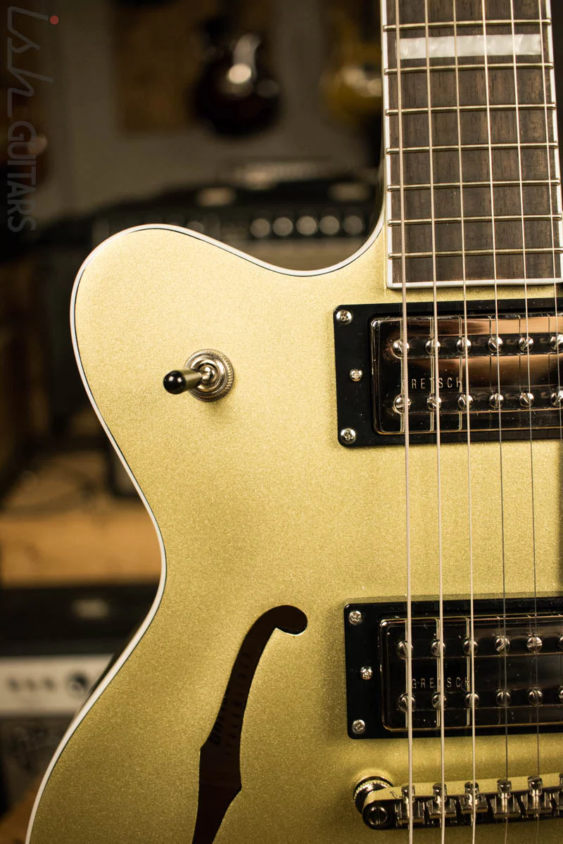 2018 Gretsch Streamliner Center Block Jr. Electric Guitar Golddust - Image 3