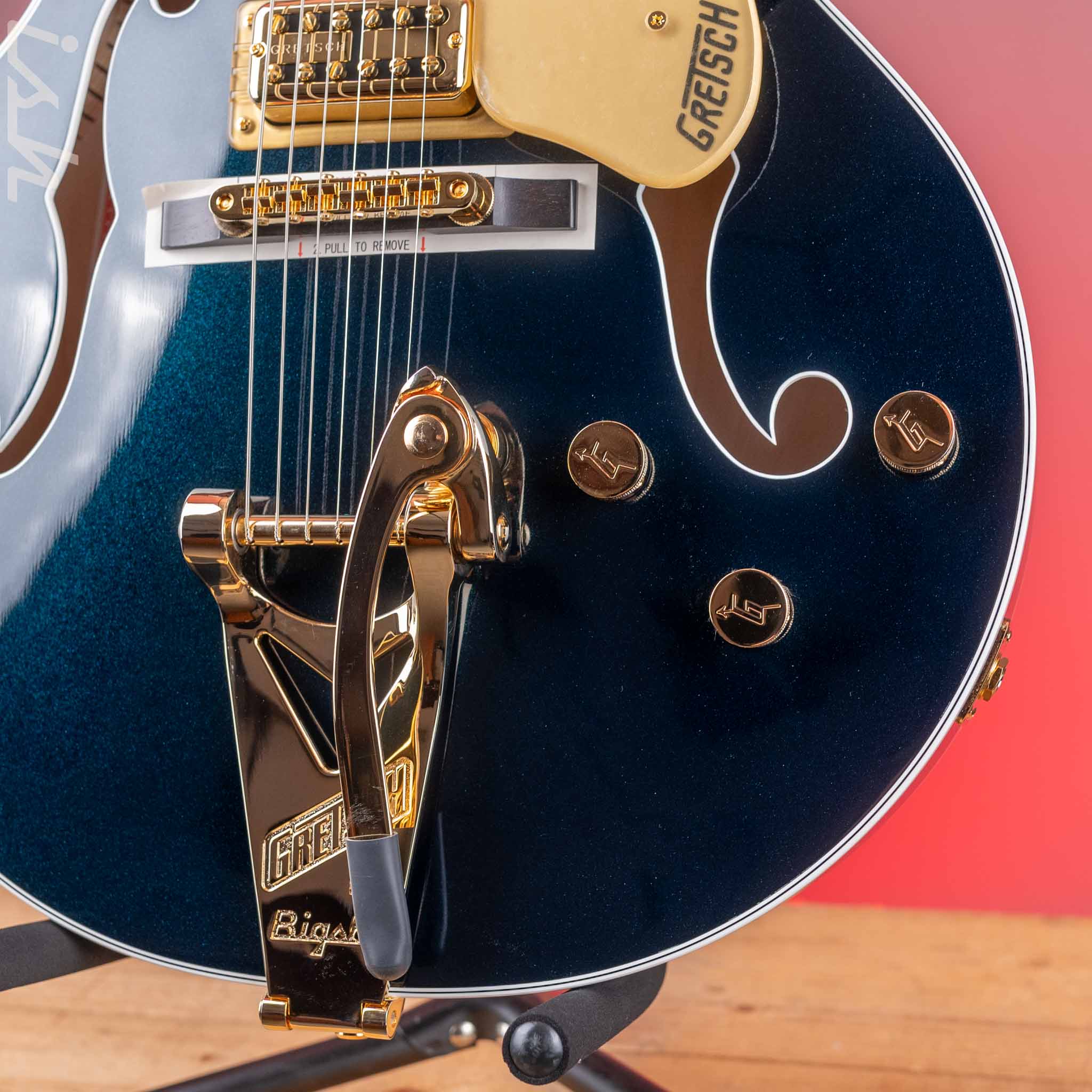Gretsch Nashville® Hollow Body w/ String-Thru Bigsby® Midnight Sapphire Demo - Image 5