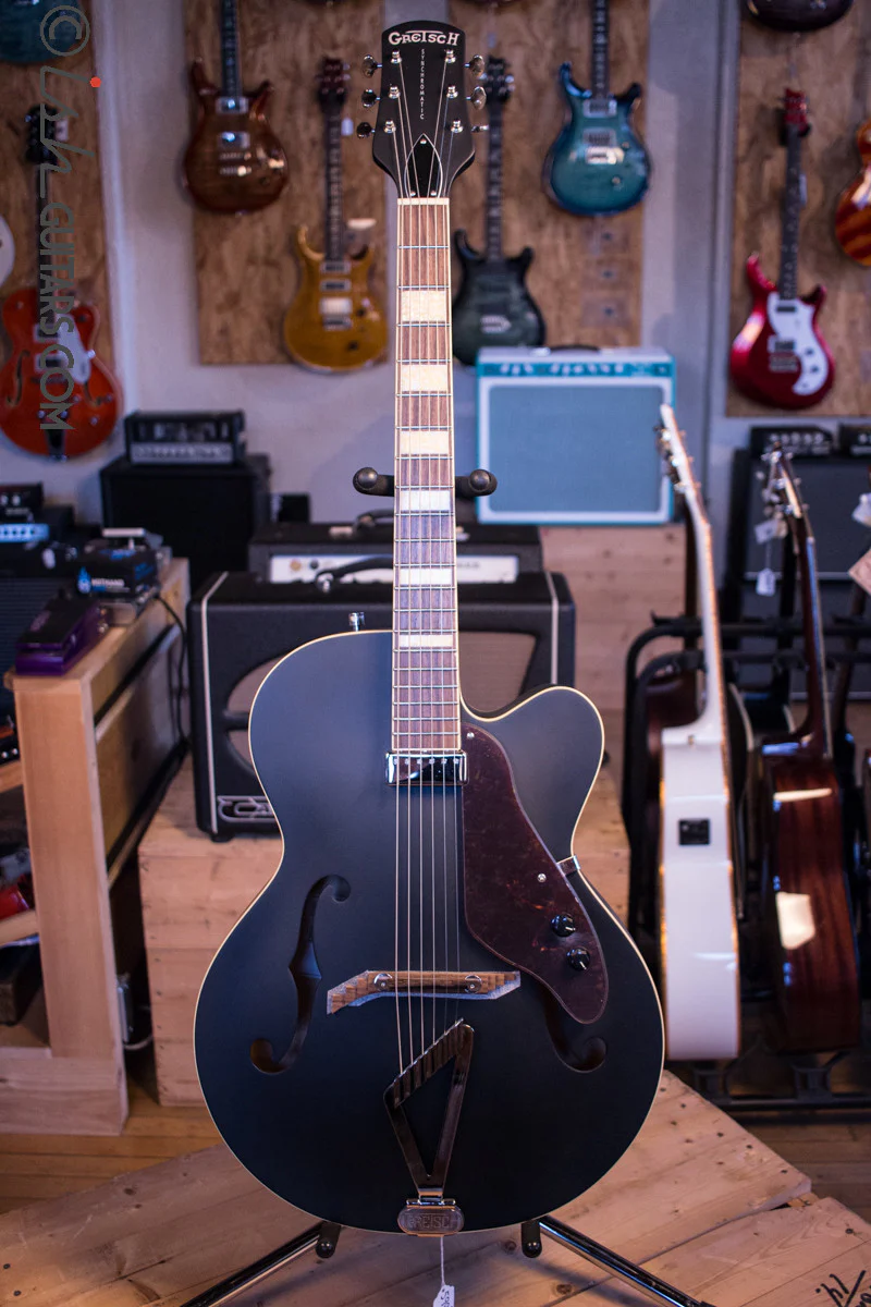 Gretsch Guitars G100CE Synchromatic Archtop Electric Guitar Black w/ Hard Case - Image 2