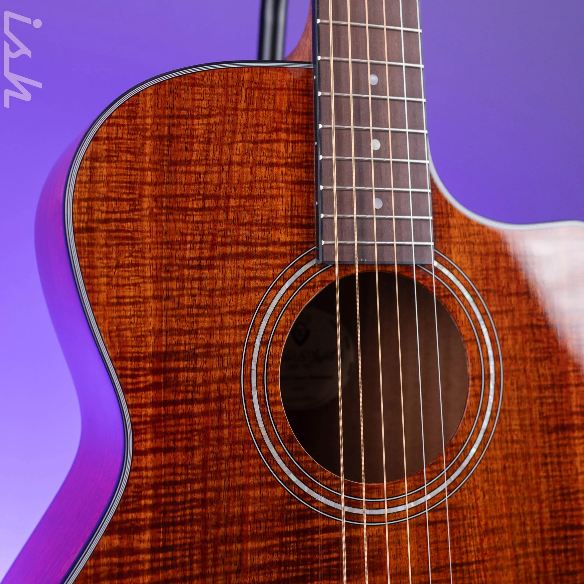 Guild OM260ce Deluxe Blackwood Natural - Image 3