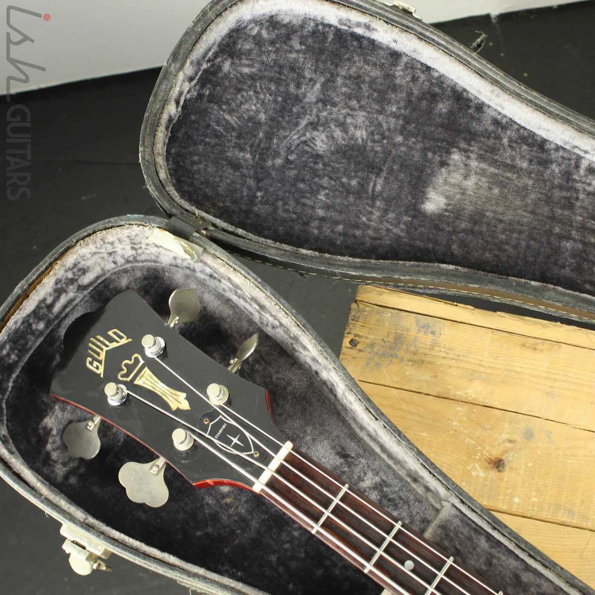 1966 Guild Starfire Hollowbody Bass Cherry with OHSC - Image 23