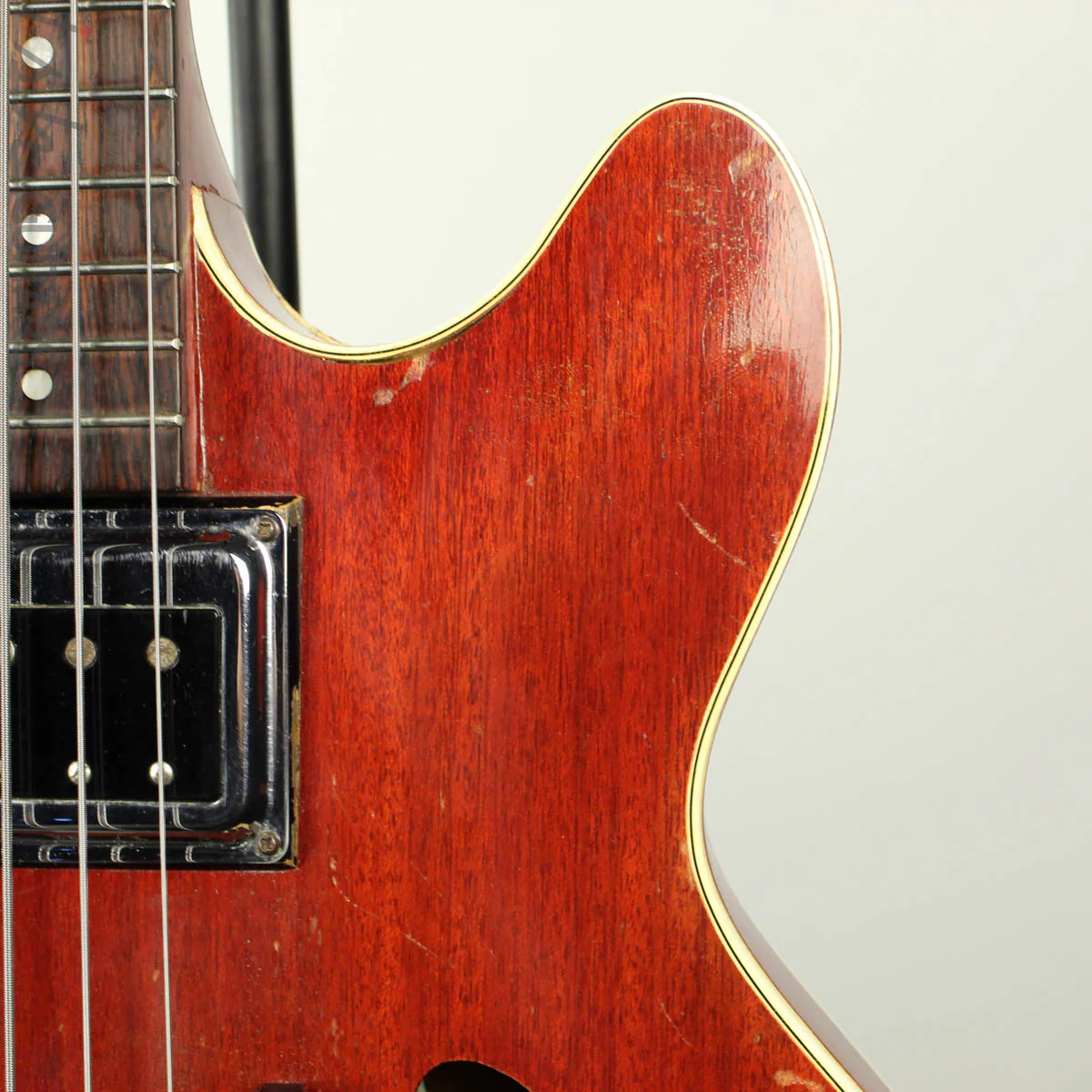 1966 Guild Starfire Hollowbody Bass Cherry with OHSC - Image 6