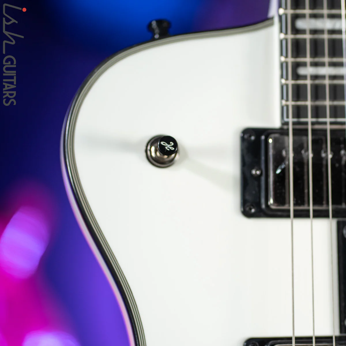 Hagstrom Fantomen Custom White Gloss Electric Guitar - Image 5