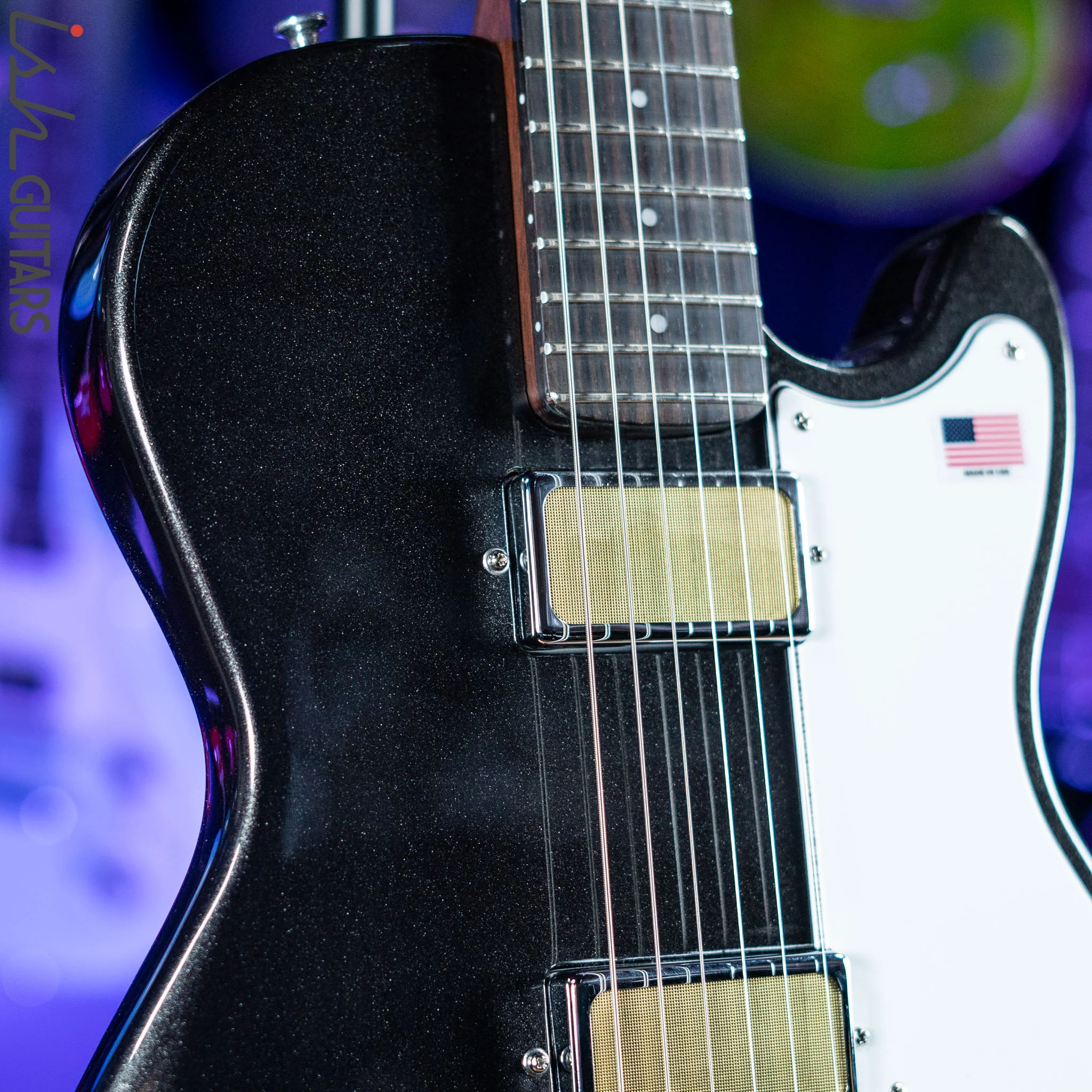 Harmony Jupiter Electric Guitar Space Black Demo - Image 3