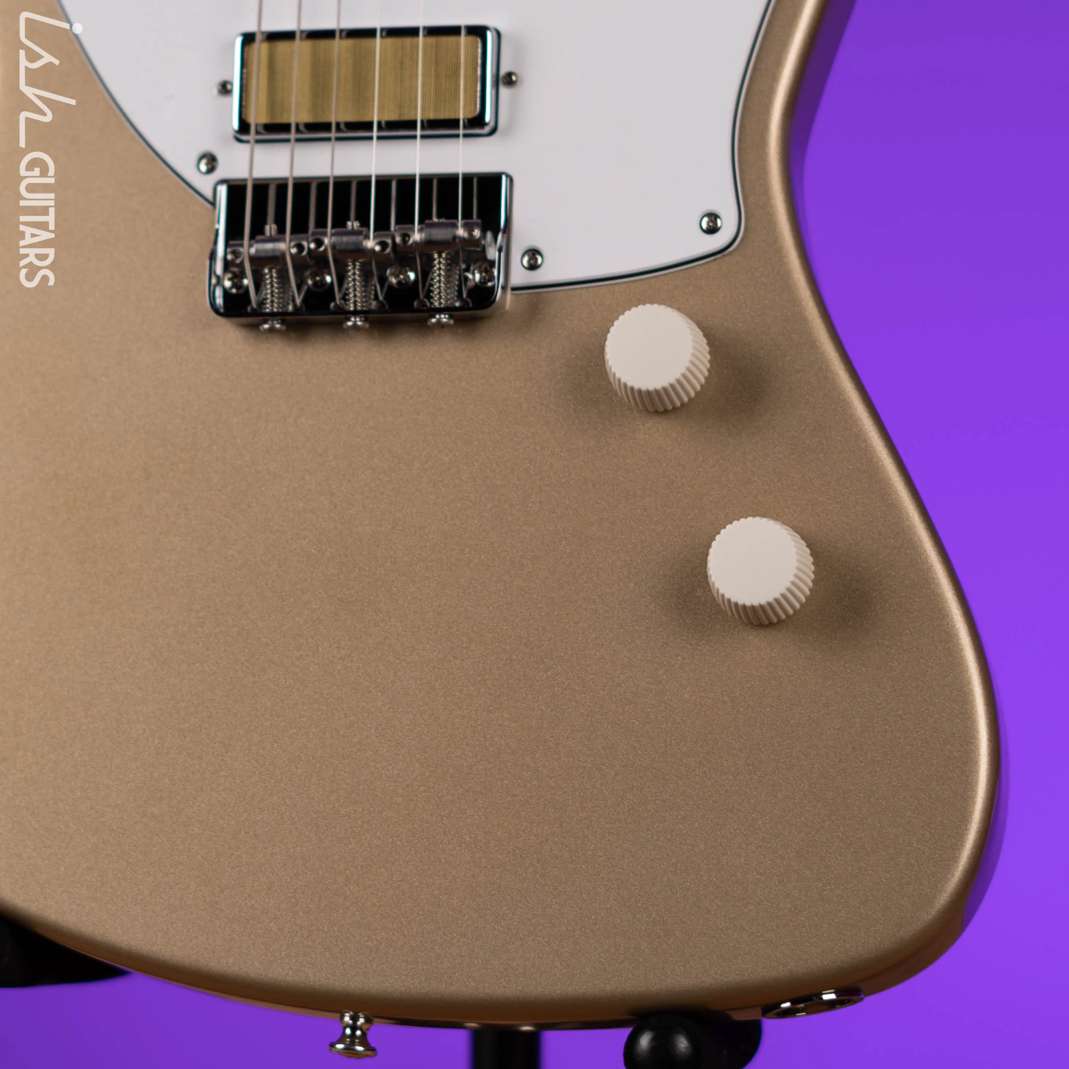 Harmony Silhouette Electric Guitar Champagne Demo - Image 4