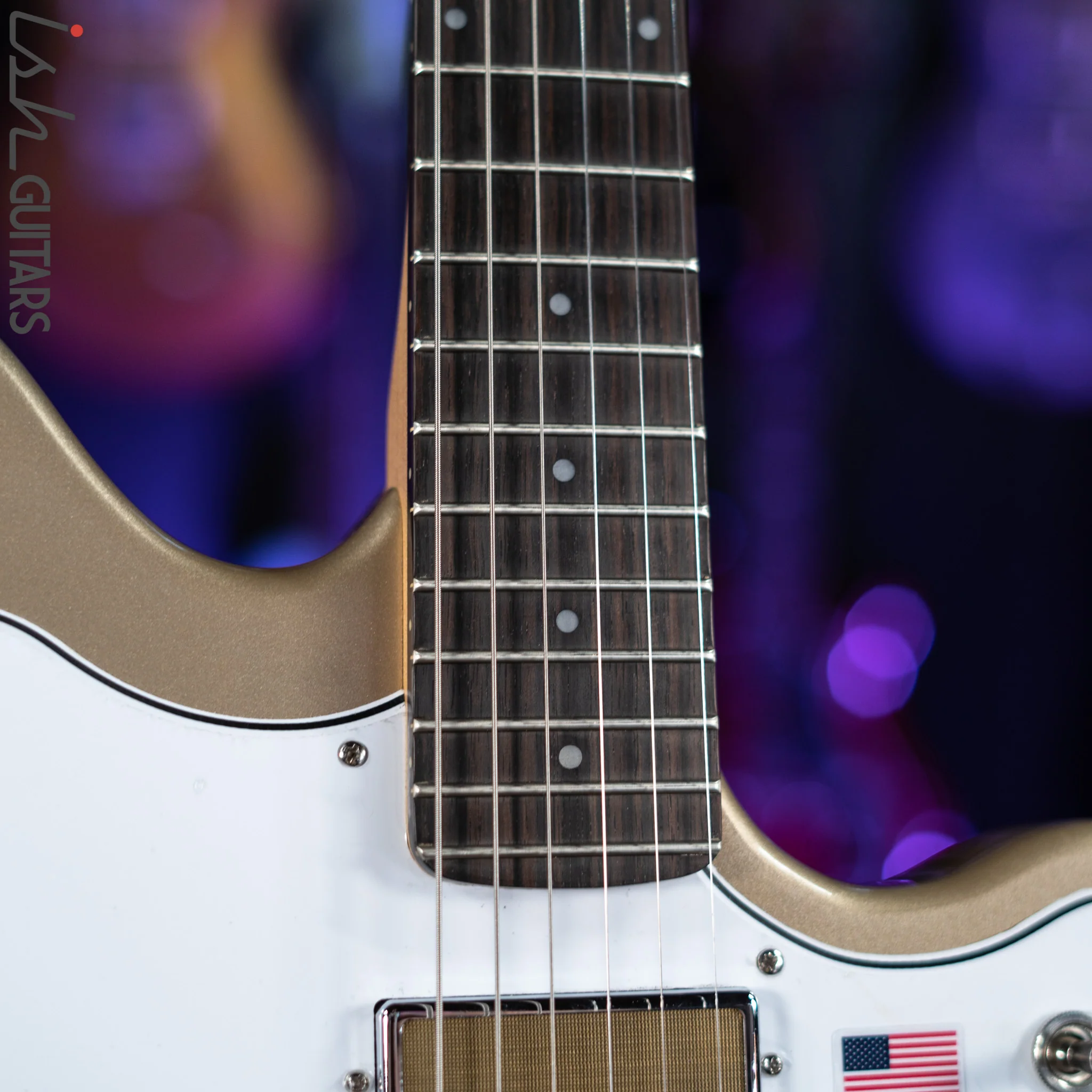Harmony Silhouette Electric Guitar Champagne - Image 6