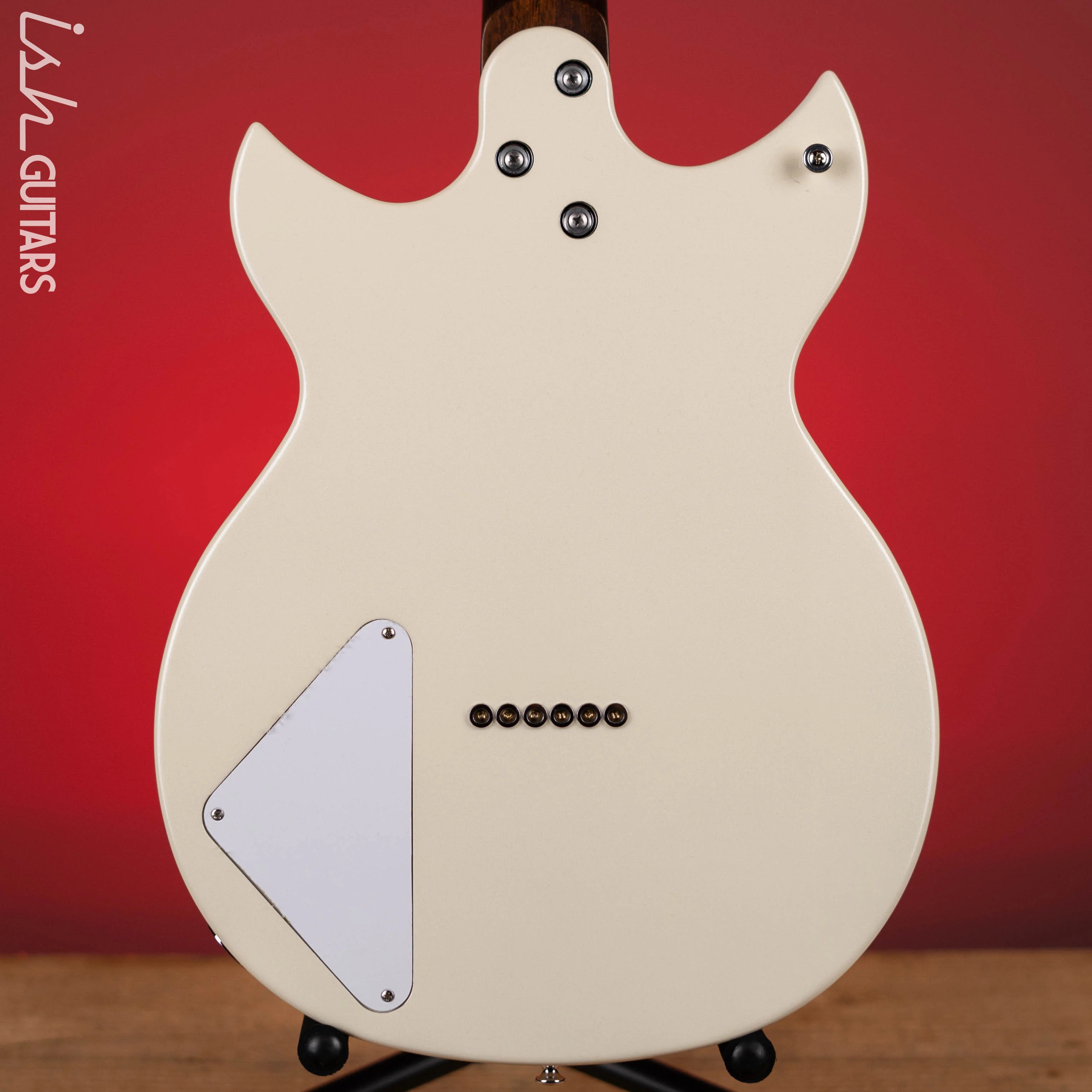 Harmony Standard Rebel Electric Guitar Pearl White Demo - Image 8