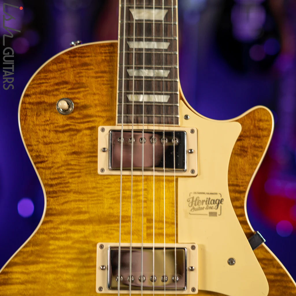 Heritage Standard H-150 Electric Guitar Dirty Lemon Burst - Image 3