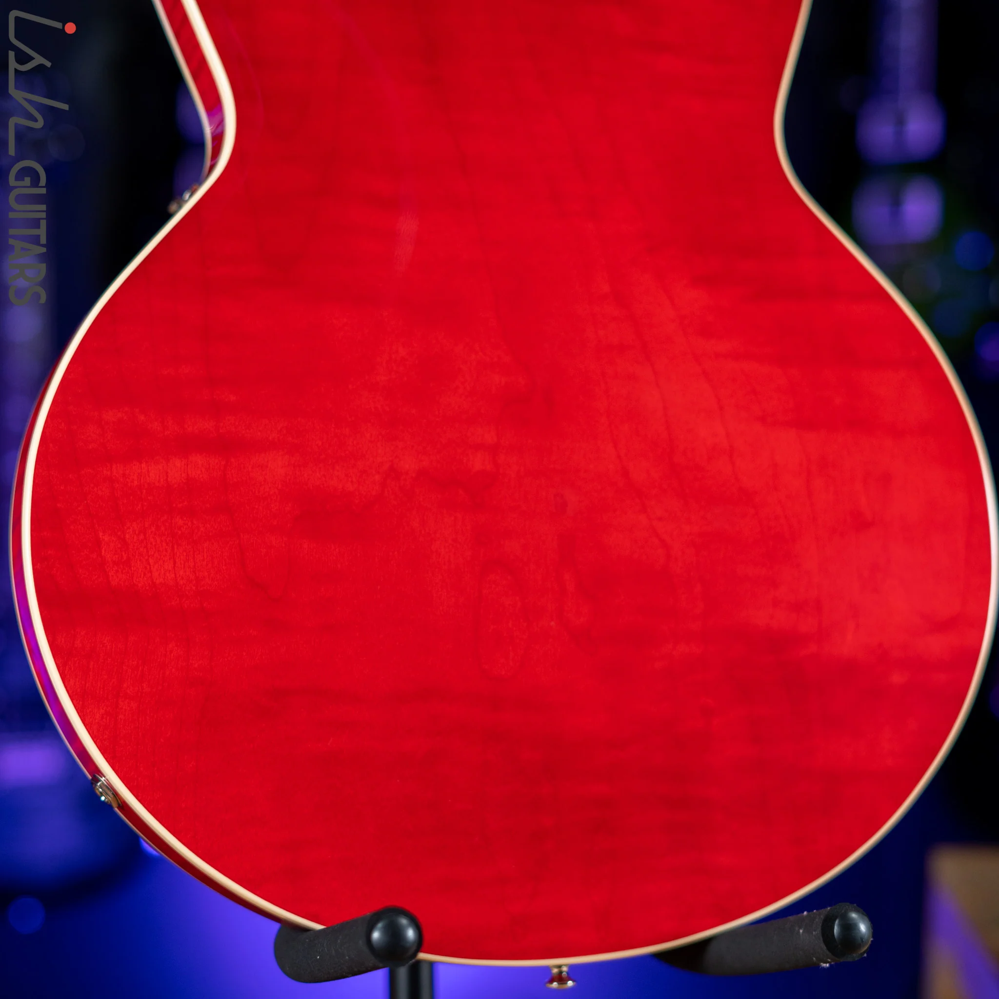 Heritage Standard H-535 Semi-Hollow Electric Guitar Trans Cherry Red - Image 9