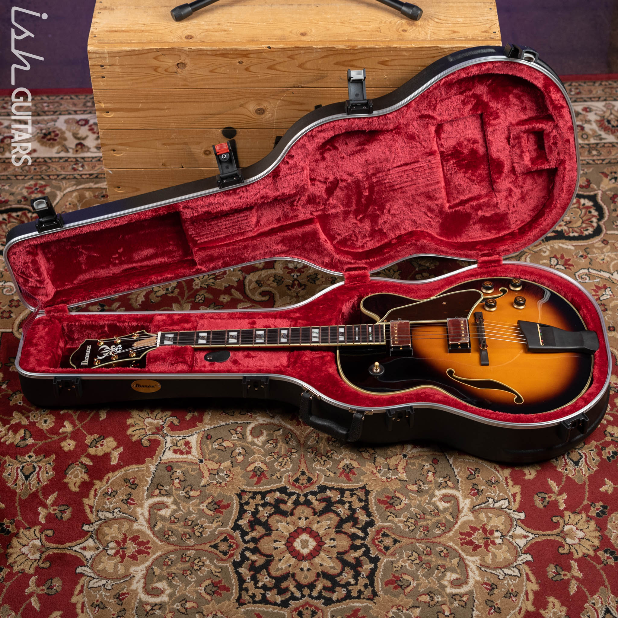 Ibanez AF2000 ArtStar Prestige Hollowbody Brown Sunburst - Image 11