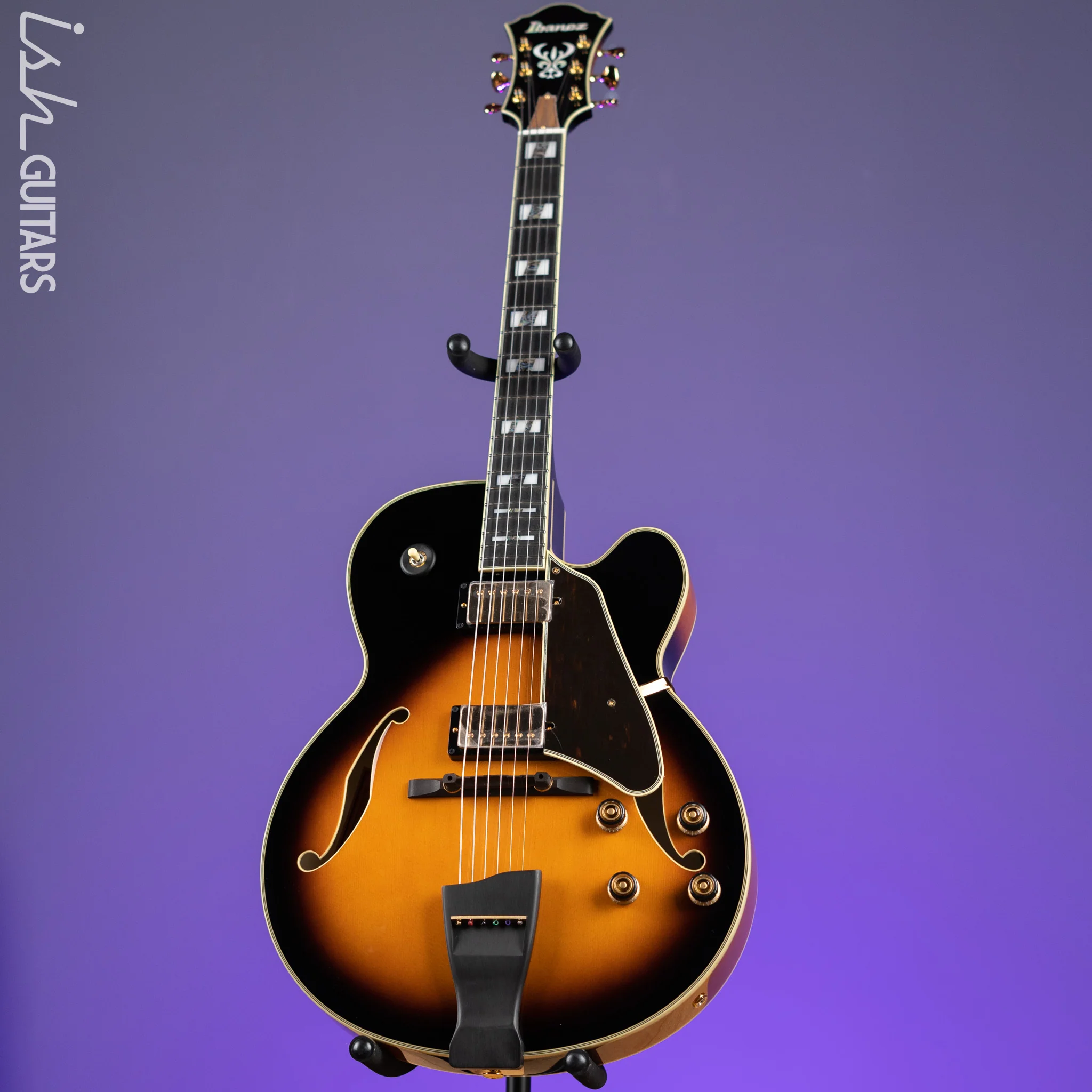 Ibanez AF2000 ArtStar Prestige Hollowbody Brown Sunburst - Image 2