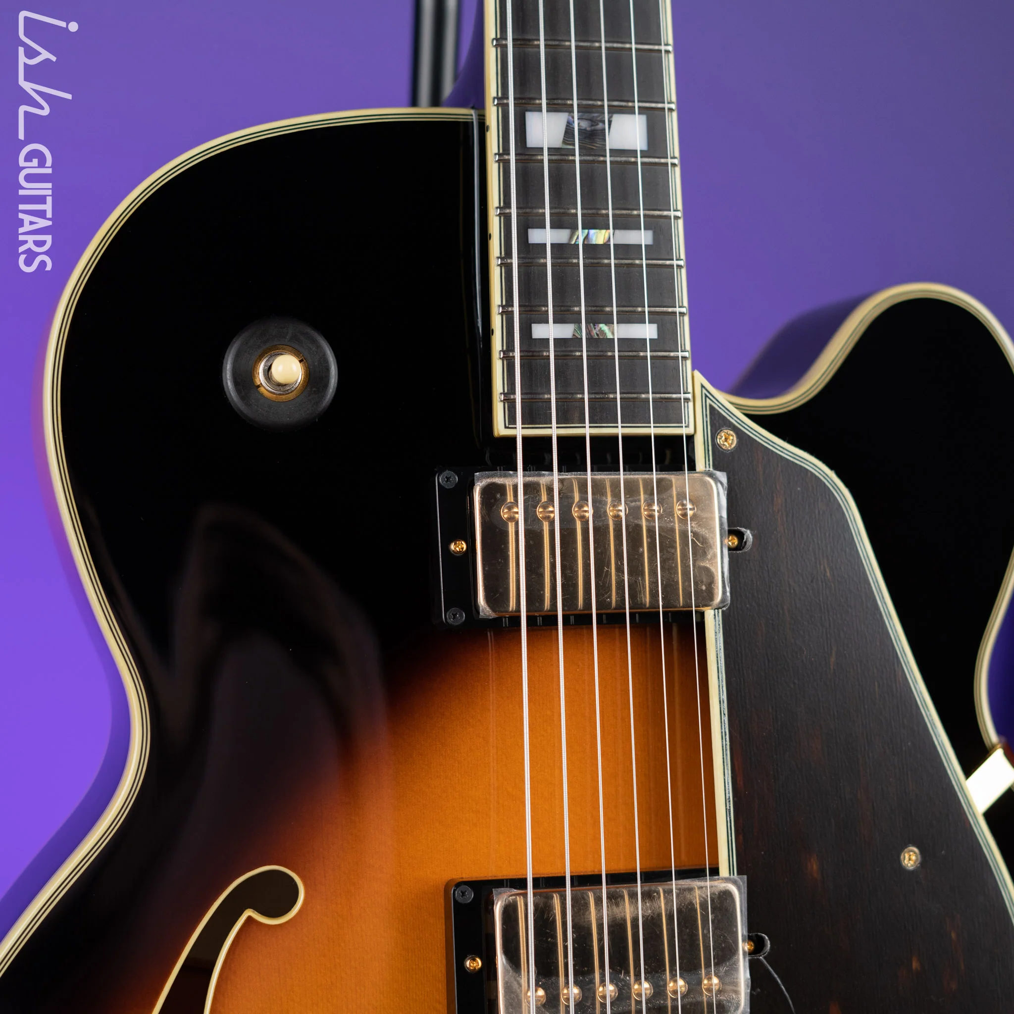 Ibanez AF2000 ArtStar Prestige Hollowbody Brown Sunburst - Image 3