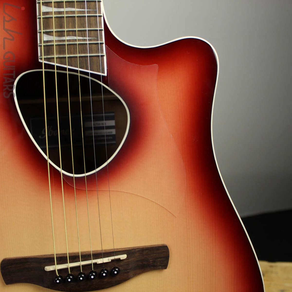 Ibanez ALT30 Altstar Red Coral Sunburst - Image 3