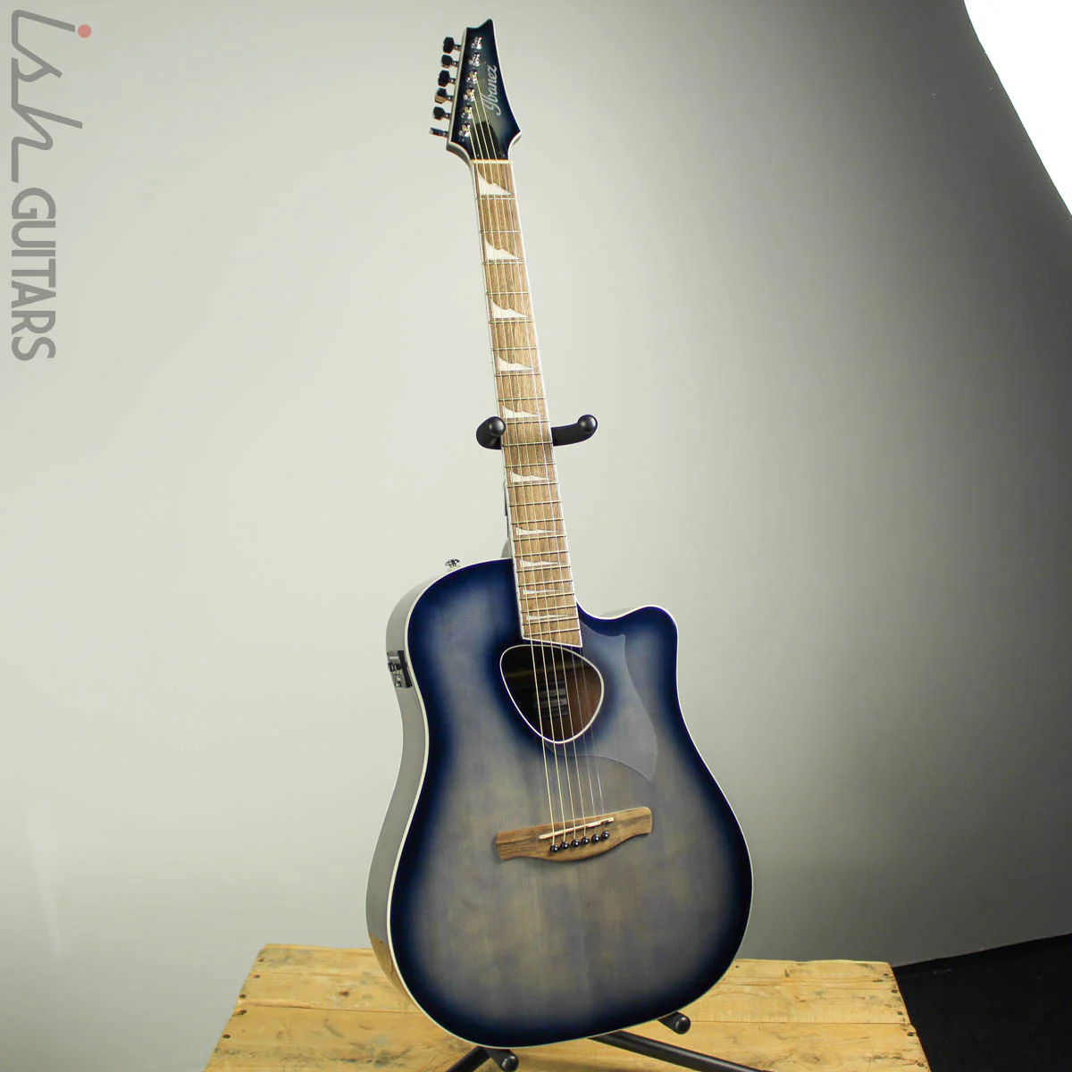 Ibanez ALT30 Indigo Blue Burst Acoustic Guitar - Image 2