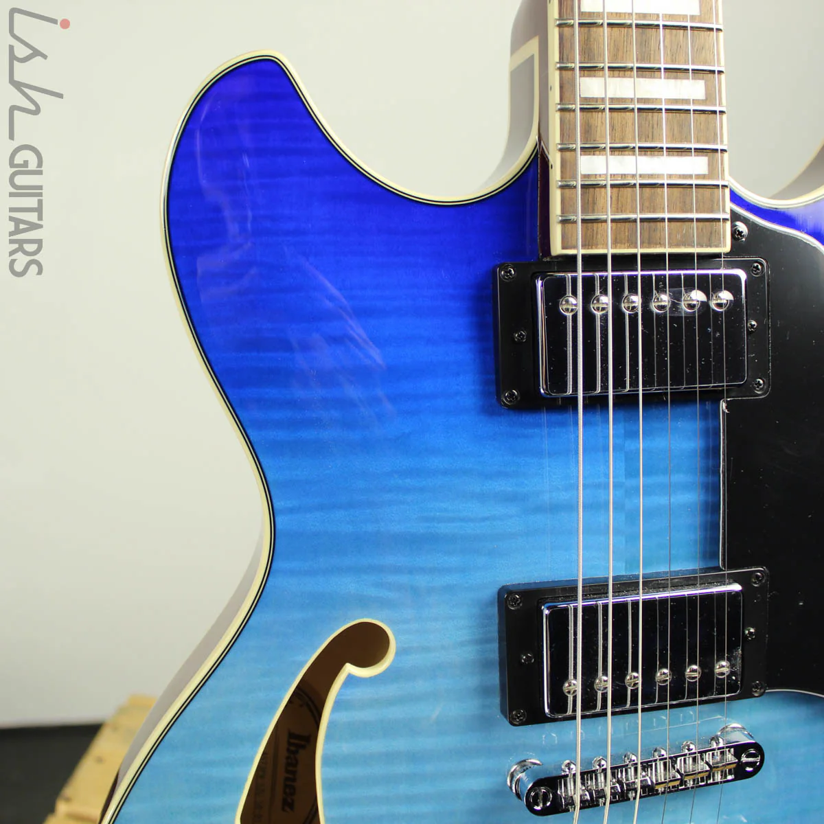 Ibanez Artcore AS73FM Azure Blue Gradation - Image 4