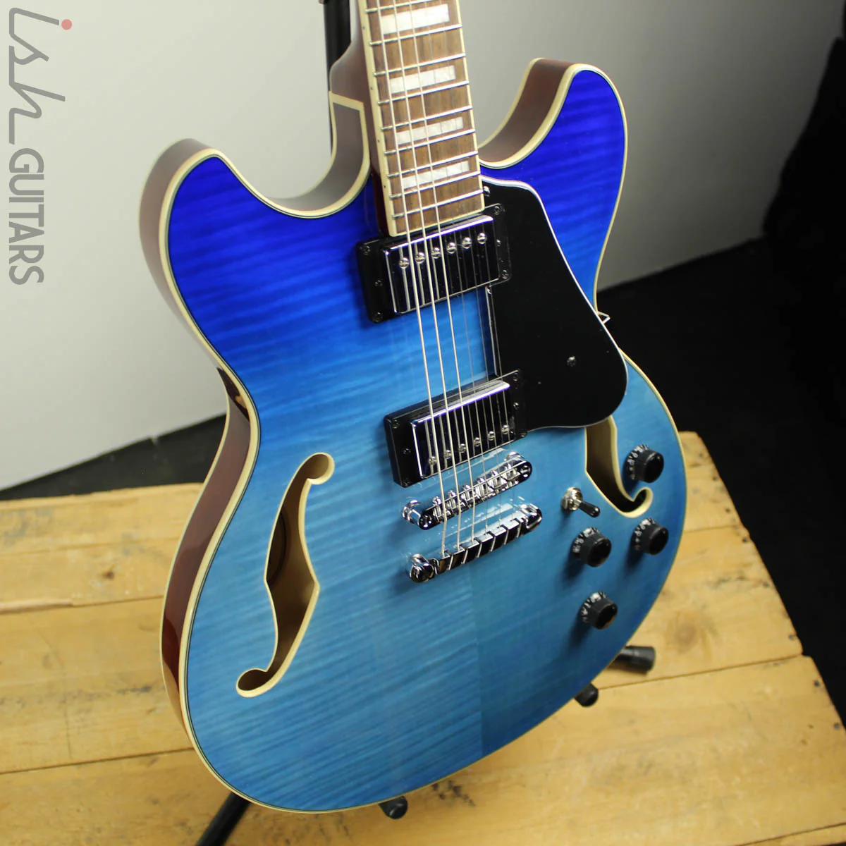 Ibanez Artcore AS73FM Azure Blue Gradation - Image 6