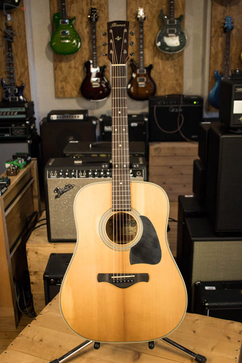 Ibanez Artwood AVD11 Thermo Aged Acoustic Guitar Antique Natural Semi-Gloss - Image 2