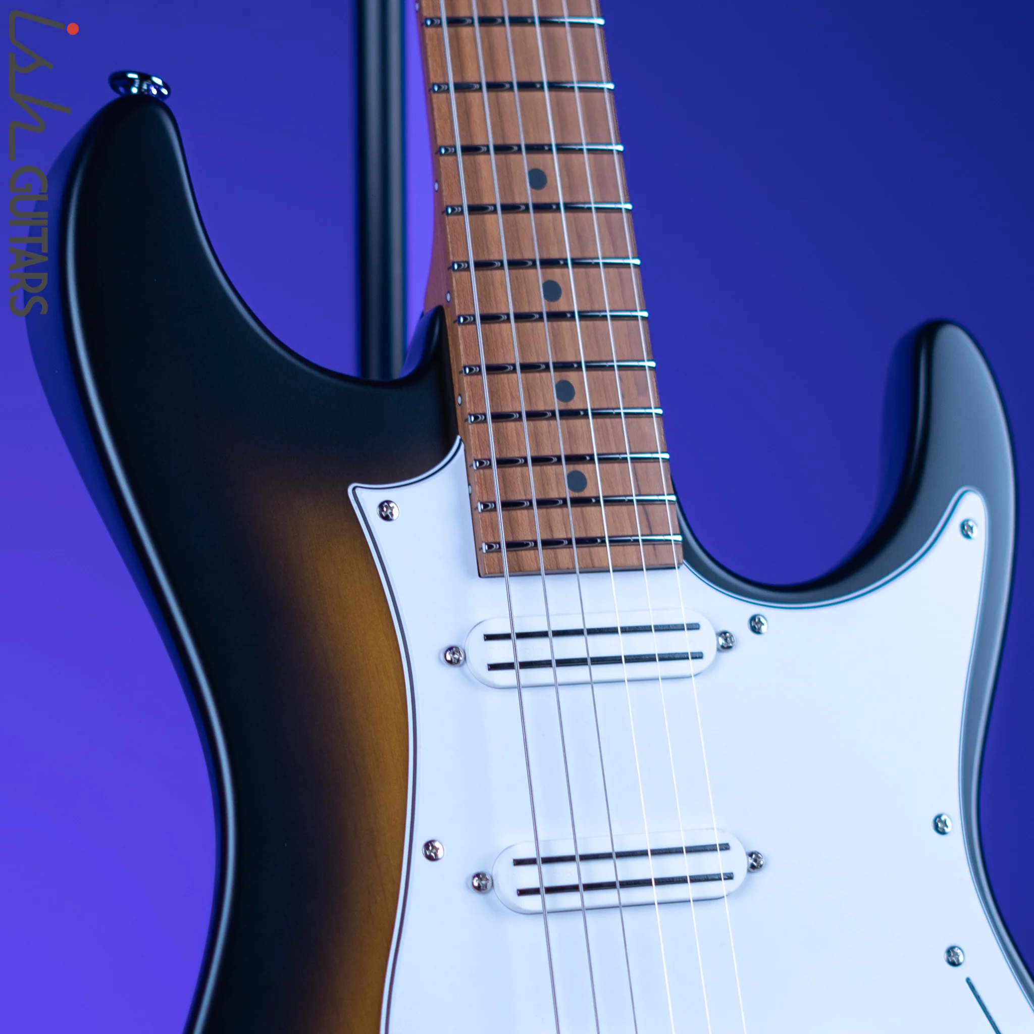 Ibanez ATZ100 Andy Timmons Signature Sunburst Flat Demo - Image 3