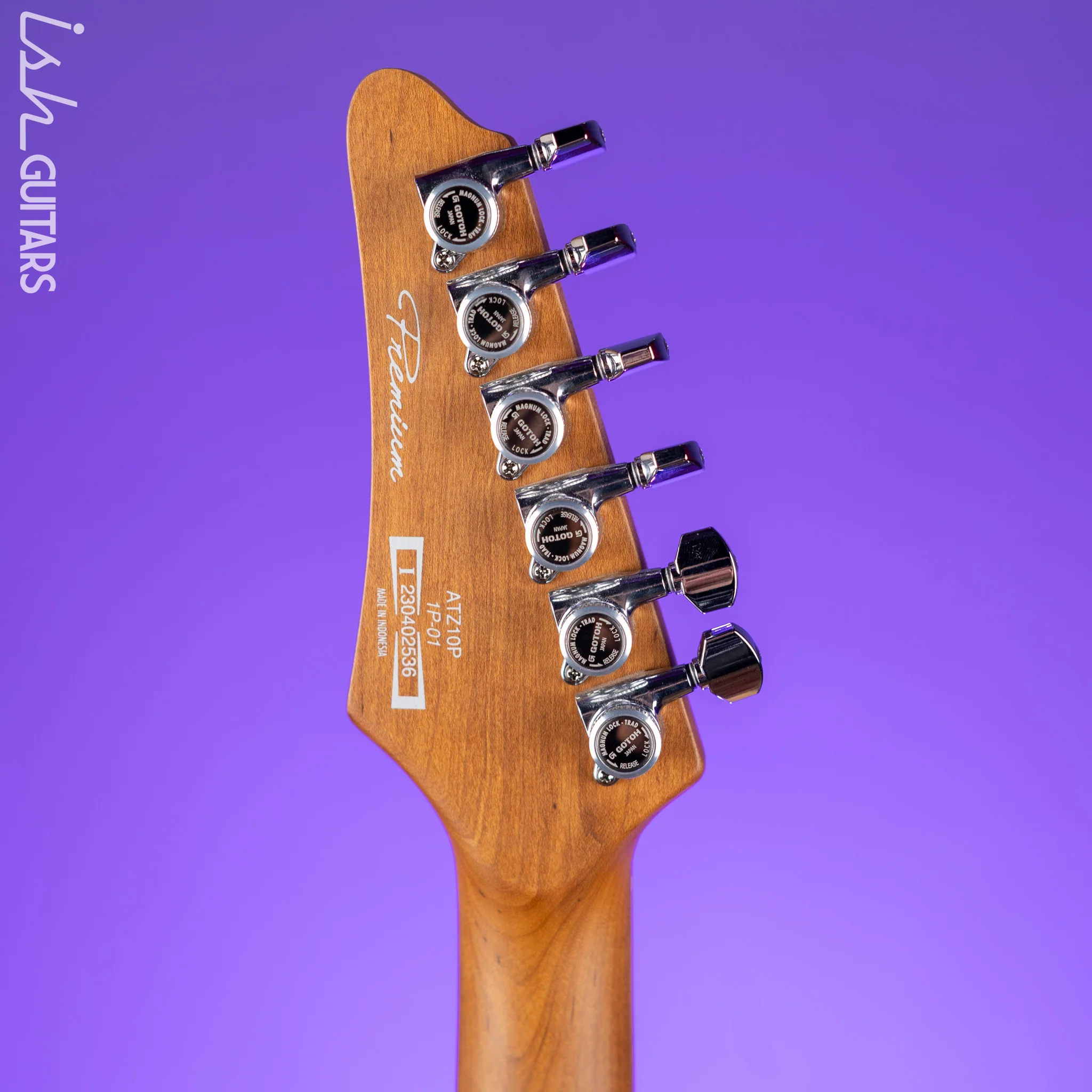 Ibanez ATZ10P Andy Timmons Signature Premium Electric Guitar Sunburst Matte Demo - Image 10