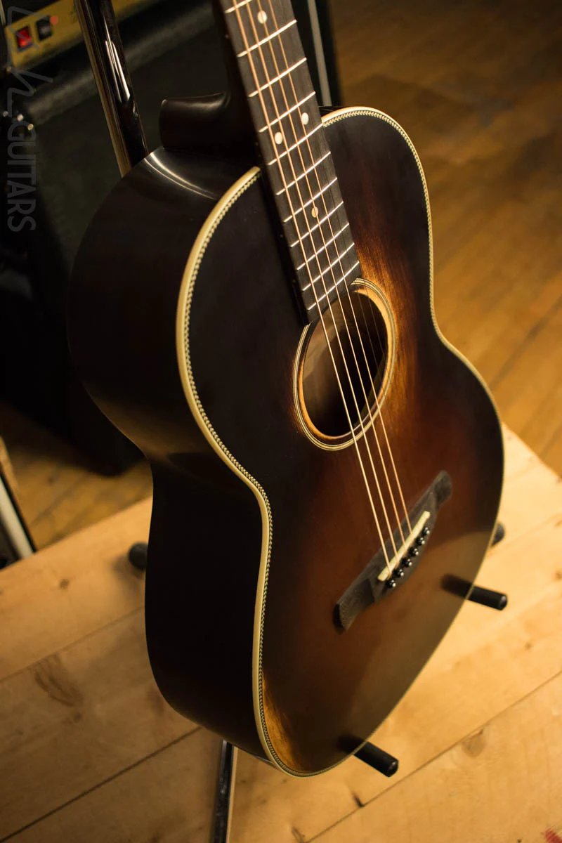 Ibanez AVN11 Artwood Vintage Thermo Aged Acoustic Guitar Antique Brown Sunburst - Image 6