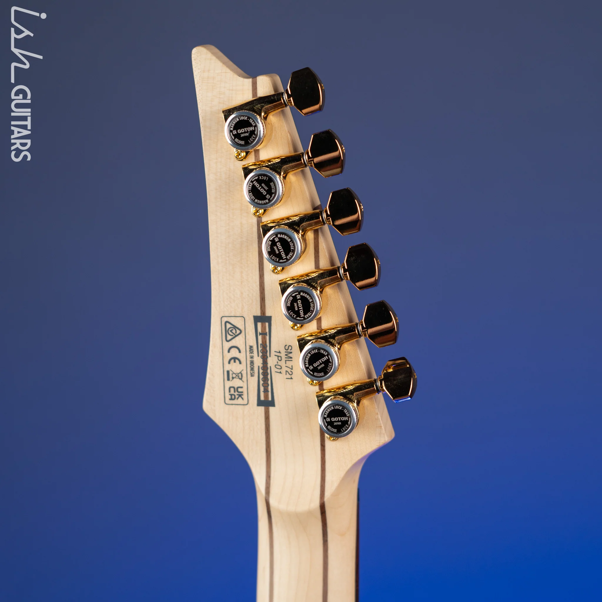 Ibanez Axe Lab Design SML721 Multi-Scale Electric Guitar Rose Gold Chameleon Demo - Image 12