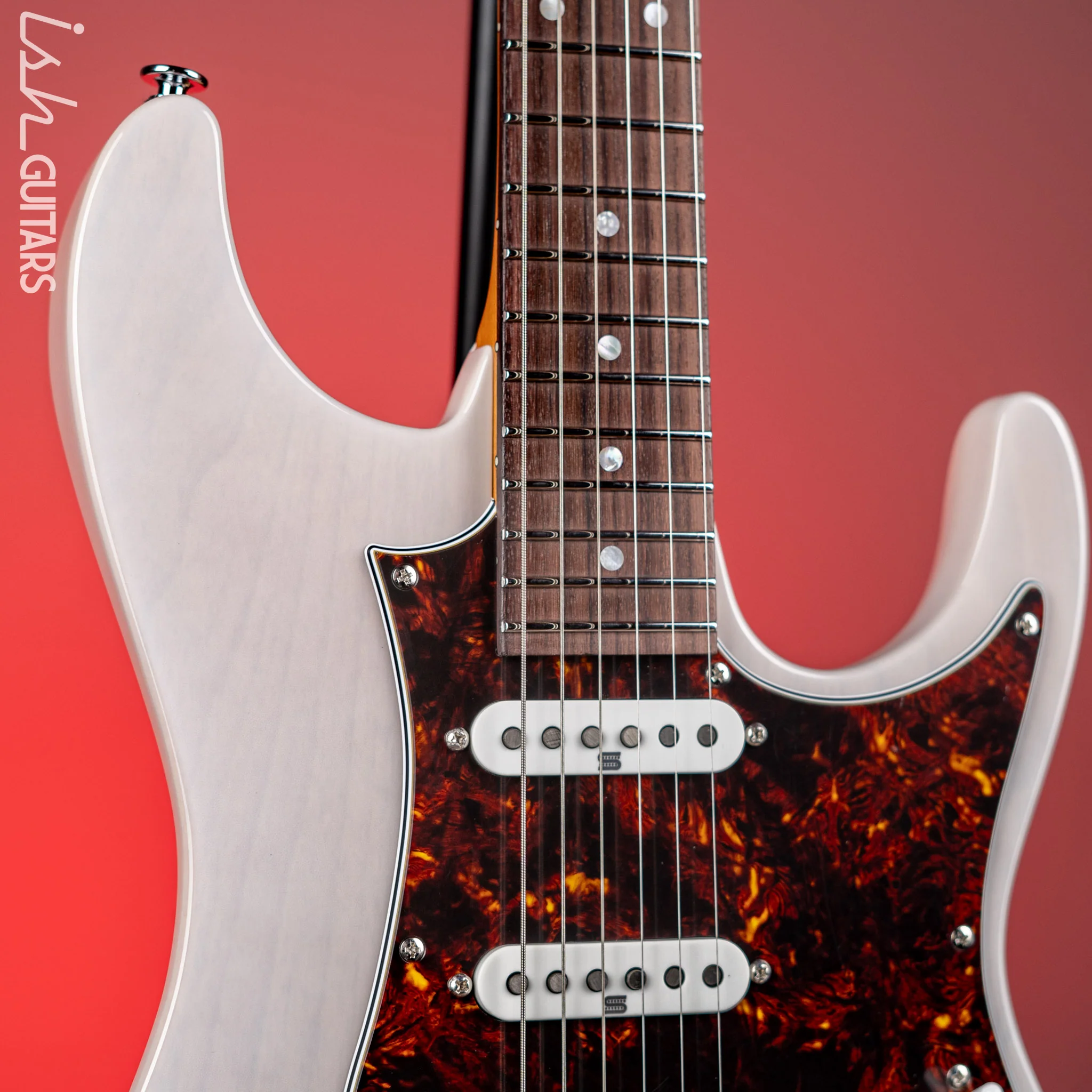 Ibanez AZ2204N Prestige Electric Guitar Antique White Blonde - Image 3