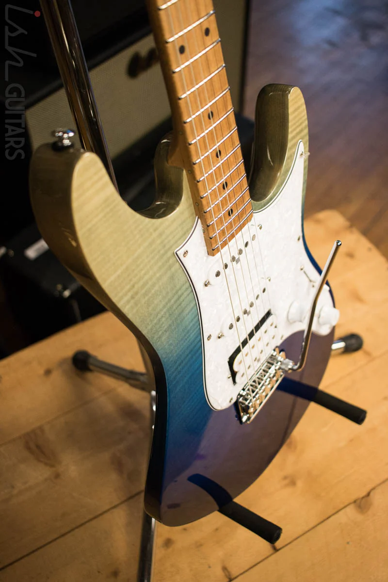 Ibanez AZ224F-BIG Premium Blue Iceberg Gradation Electric Guitar Store Demo - Image 7