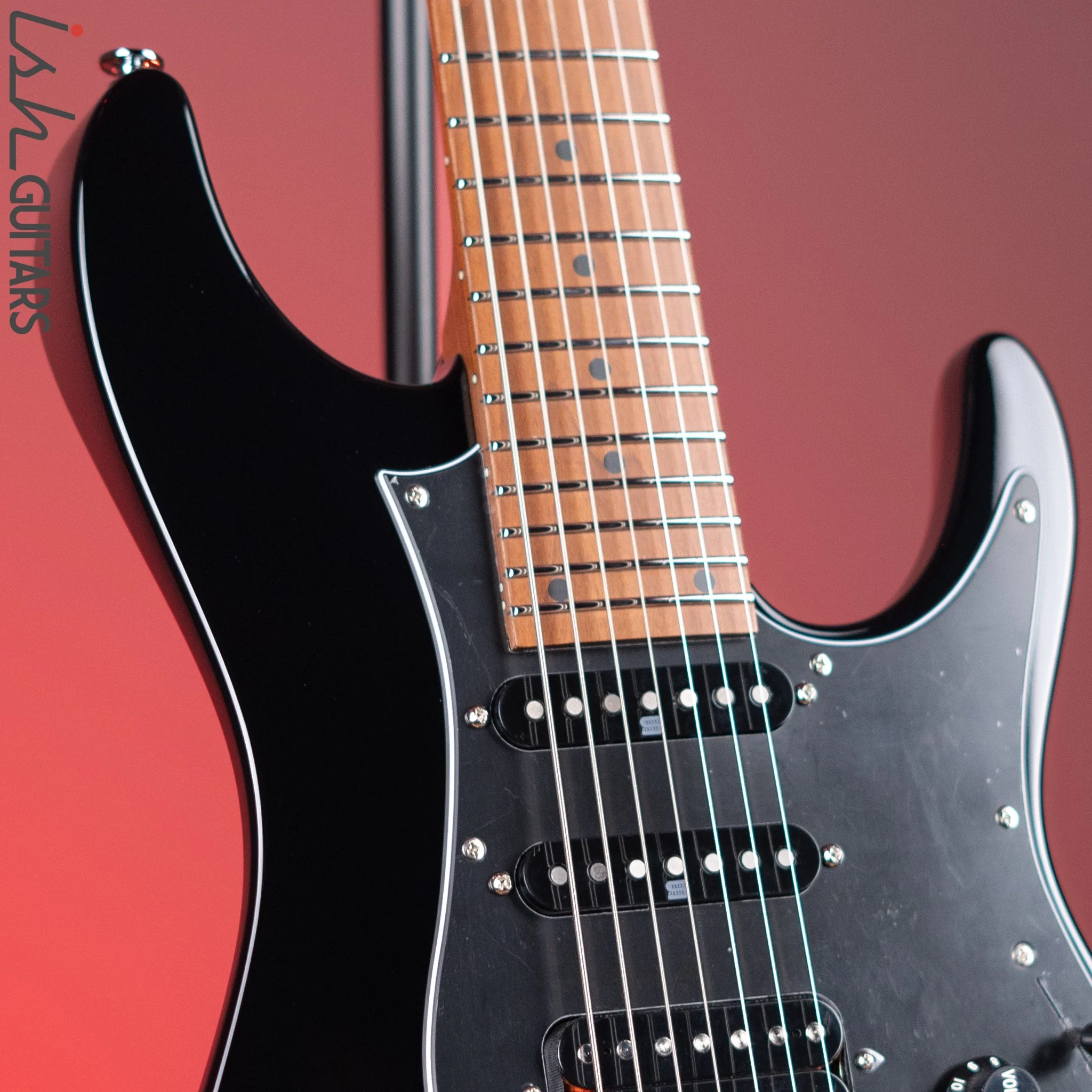 Ibanez AZ24047 Prestige 7-String Electric Guitar Black - Image 3