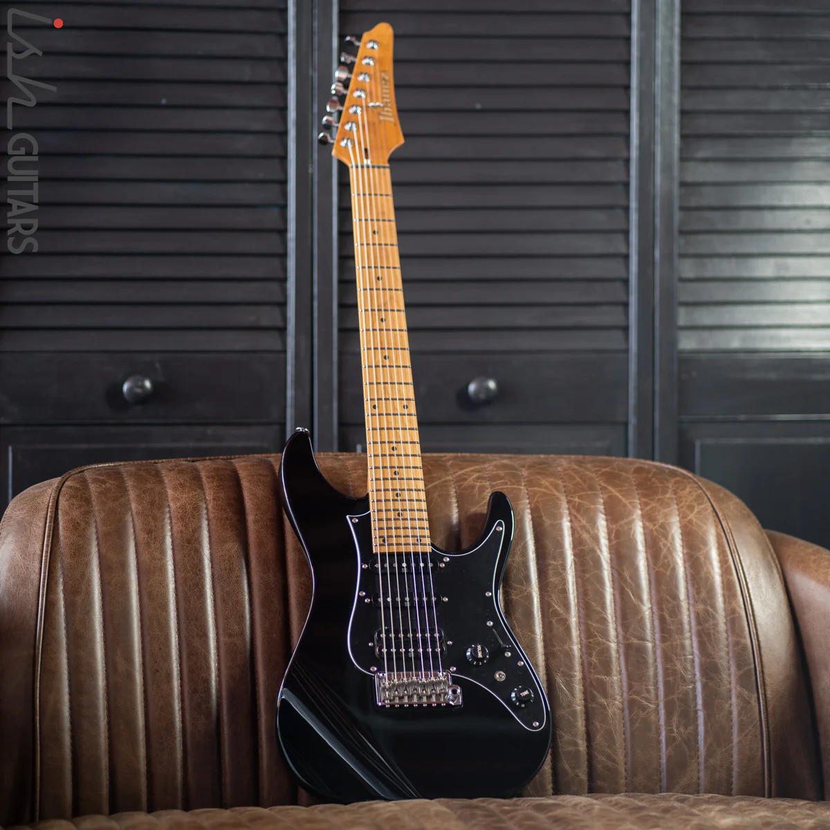 Ibanez AZ24047 Prestige 7-String Electric Guitar Black - Image 2