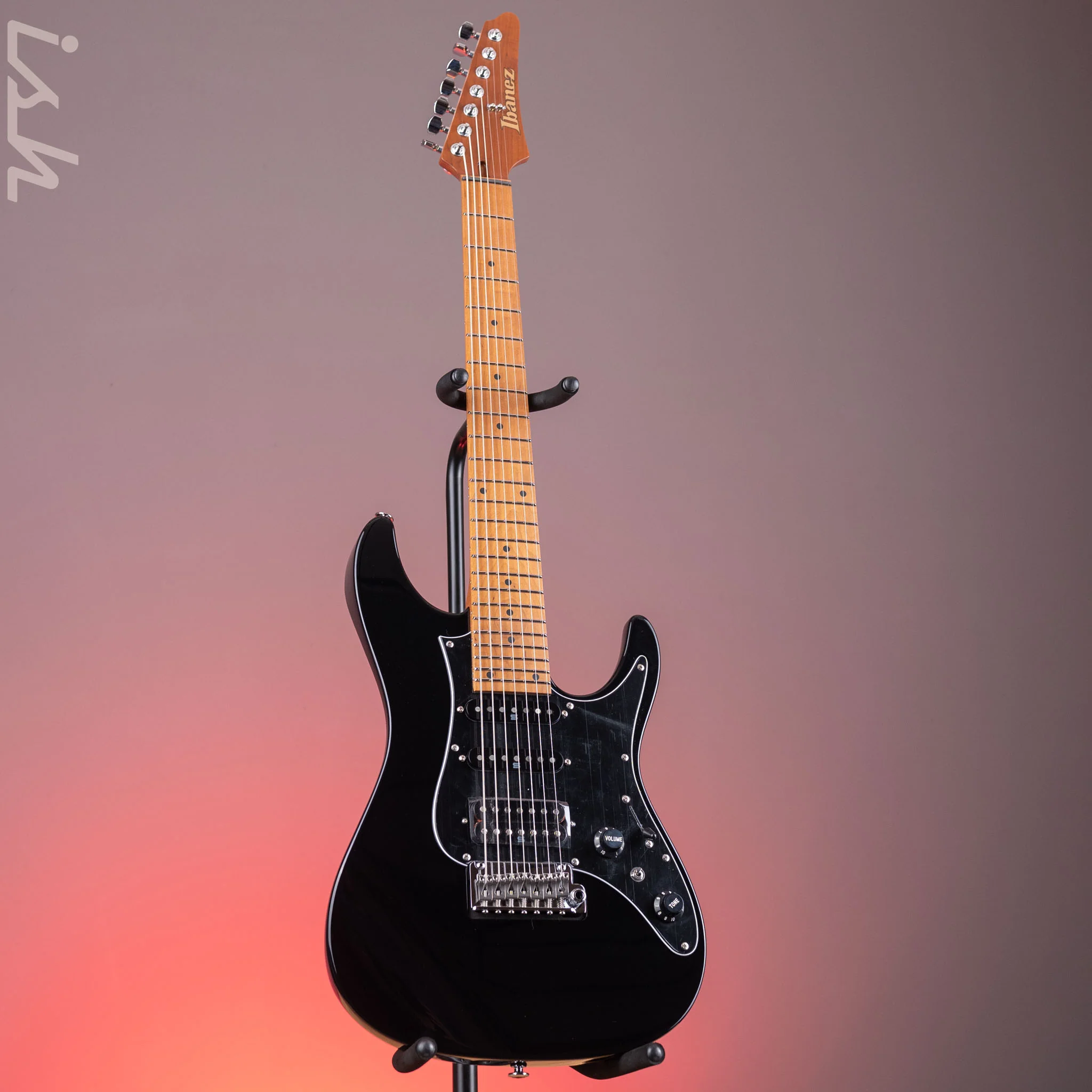 Ibanez AZ24047 Prestige 7-String Electric Guitar Black - Image 2